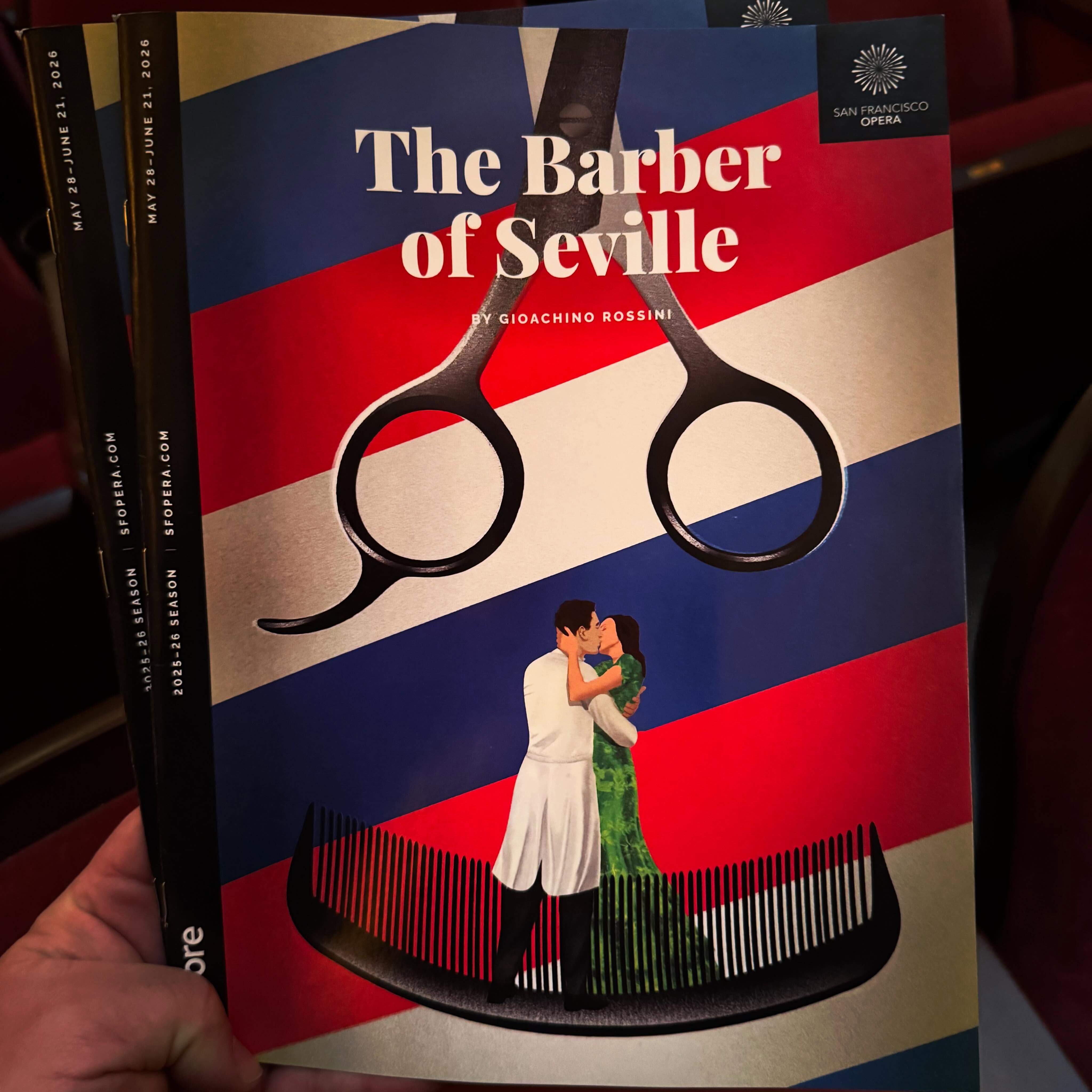 Opera Night - The Barber of Seville by Rossini
#opera #sanfrancisco #thebarberofseville #rossini #love