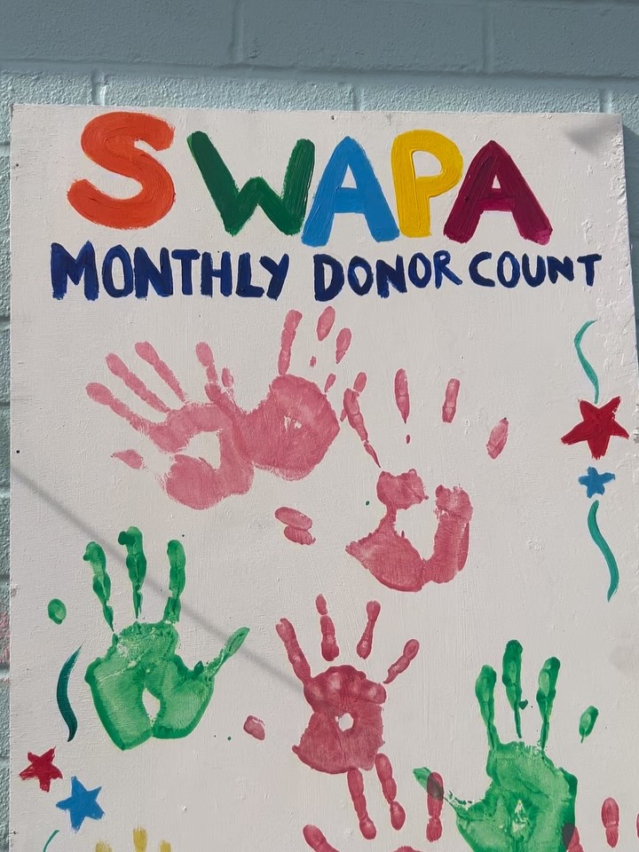 ✨ KEEP SWAPA FREE ✨
SWAPA has always been a place where young people can turn up, join in, and make memories — completely FREE. 💛
But keeping SWAPA free isn’t free. We need regular support to help cover our running costs and keep our doors open to everyone.
We’re aiming for 100 monthly donors, and right now we’re at 16. That’s 16 incredible people helping make SWAPA possible, but we still need 84 more.
🖐️ To track our progress, we’ve created a Donor Count Board at SWAPA. Every time someone signs up as a monthly donor, our young people will add a handprint to the board. We can’t wait to watch it fill up and see just how many people believe in what SWAPA does.
If SWAPA has ever made a difference to your child, your family, or your community, please consider becoming a monthly donor. Even £5 a month helps us keep opportunities open for the next young person who walks through our doors.
📲 Scan the QR code or visit our JustGiving page to sign up.
16 handprints are on the board. How many more can we add this month?
💙 Let’s get to 100 together.
#SWAPA #KeepSWAPAFree #YouthWork #CommunitySupport #MonthlyGiving JustGiving SupportYoungPeople Fundraising MakeADifference SWAPA100