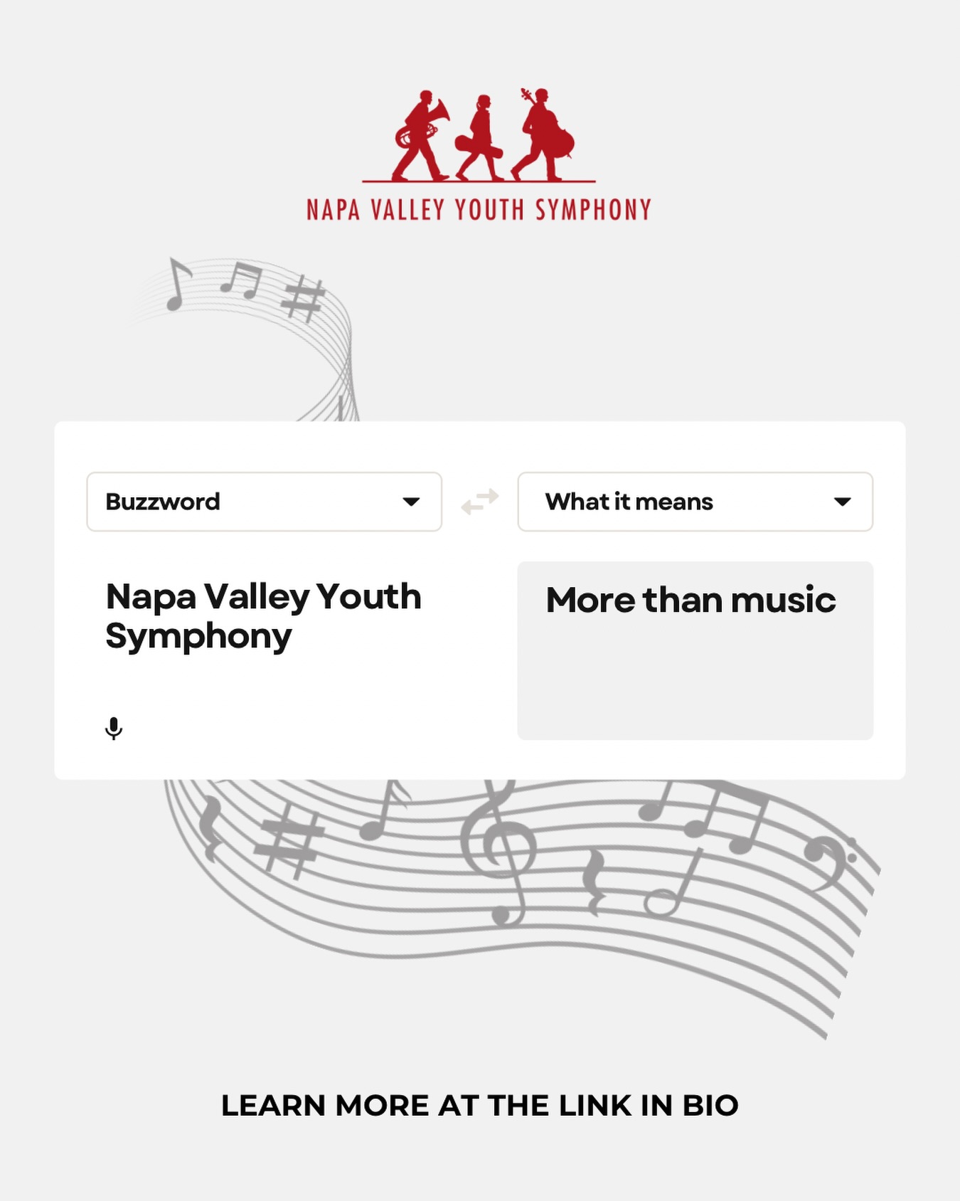 More than music.
At Napa Valley Youth Symphony, students gain more than musical skills.
They build confidence, friendships, discipline, teamwork, and a lifelong love of music.
Whether your child is just beginning or ready for the next level, there’s a place for them here.
🎻 Learn more through the link in our bio.
#NVYS #YouthOrchestra #MusicEducation #StudentMusicians #YouthMusic