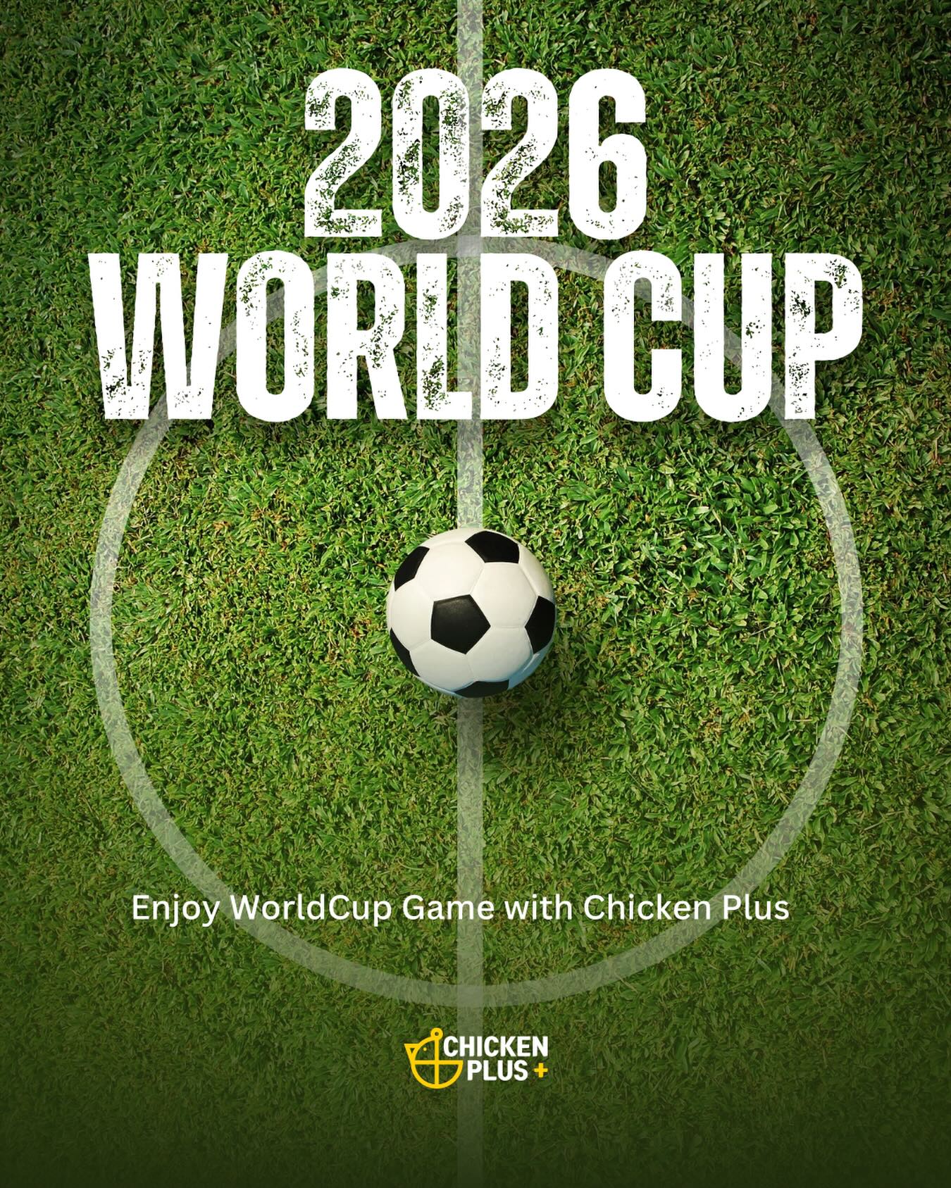 ⚽️ World Cup season is coming!
Bring your crew to Chicken Plus and enjoy the ultimate game day vibe with crispy chicken, cold drinks, and all the match excitement 🍗🔥
Good food + great games = the perfect combo 🙌
See you at Chicken Plus! 🏆
#Chickenplus #chickenpluscanada #toronto #worldcup2026 #koreanfood