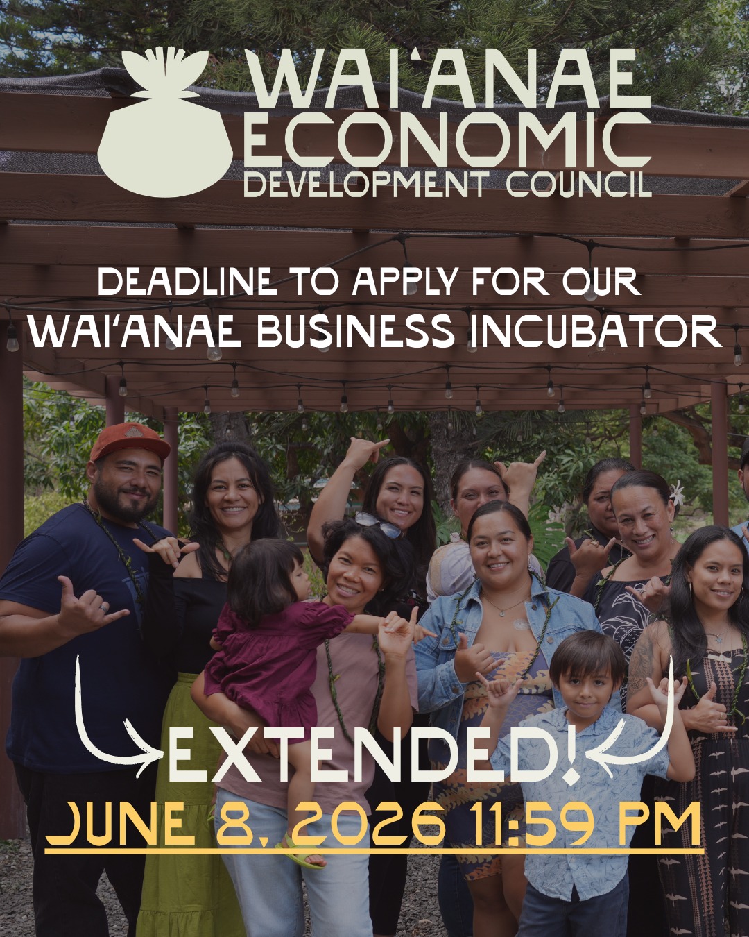 APPLICATION PERIOD HAS BEEN EXTENDED!
The Waiʻanae Business Incubator Program application period will close on JUNE 8, 2026 11:59 PM.
Ever wanted to start your business but don’t know where to start? Or do you have a business but it’s overwhelming?
We can help!
Our business program is made for early to mid-stage entrepreneurs and small business owners to help demystify business jargon, establish financial systems, give basics on marketing and business branding and much more!
The Waiʻanae Business Incubator Program provide participants with:
✅ 8 Virtual Workshops from 6 PM - 8 PM
✅ One-on-One Personalized Coaching sessions
✅ Networking and Resources for all of our participants
✅ Commencement Ceremony to celebrate your accomplishments
✅ Opportunity to showcase at Waiʻanae Moku Made, our own mākeke event
✅ Exclusive membership to our Alumni Circle, created to give continued support to our past participants
Don’t hesitate - sign up TODAY! Visit the link in our bio or go to www.thewedc.com/WBI
We’ll see YOU in the Incubator!
#waianaebusinessincubator #waianaestrong
#smallbusiness #entrepreneurs #makekeready