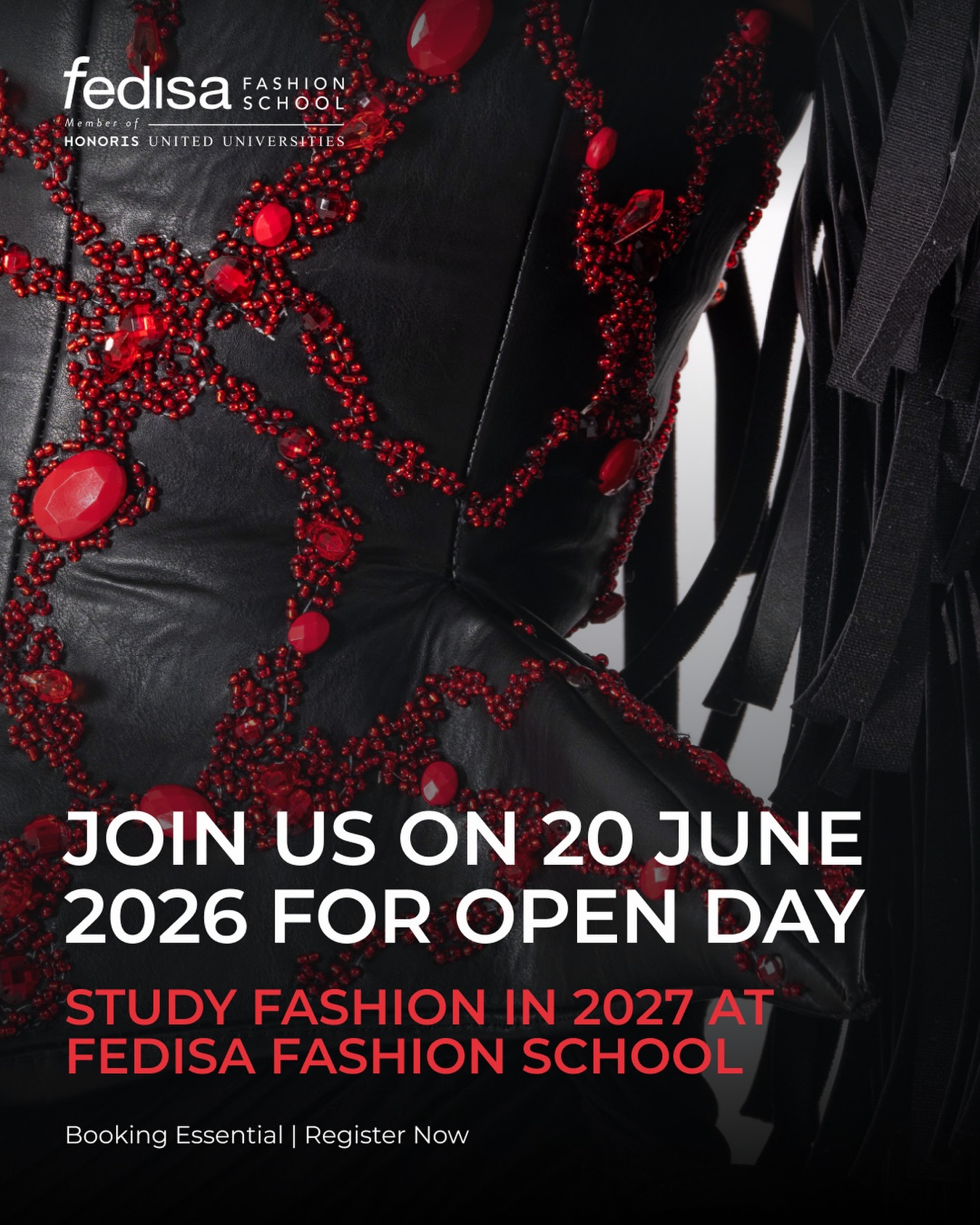 Your future in fashion starts here.
Join us on 20 June 2026 for the next FEDISA Open Day and discover what it takes to build a career in one of the world’s most dynamic industries.
Explore our campus, meet our lecturers and students, learn about our programmes, and get a firsthand look at the creativity, innovation, and industry connections that set FEDISA apart.
Thinking about studying fashion in 2027? This is the perfect opportunity to experience the FEDISA difference and even complete your application on the day.
📍 FEDISA Fashion School
📅 20 June 2026. Presentations start at 10:00 sharp.
🎓 2027 Applications Now Open
Booking Essential | Register now
Register now by clicking the link in our bio.
Visit our www.fedisa.co.za to learn more and secure your place.
#FEDISA #FashionSchool #StudyFashion #FashionDesign #FashionBusiness