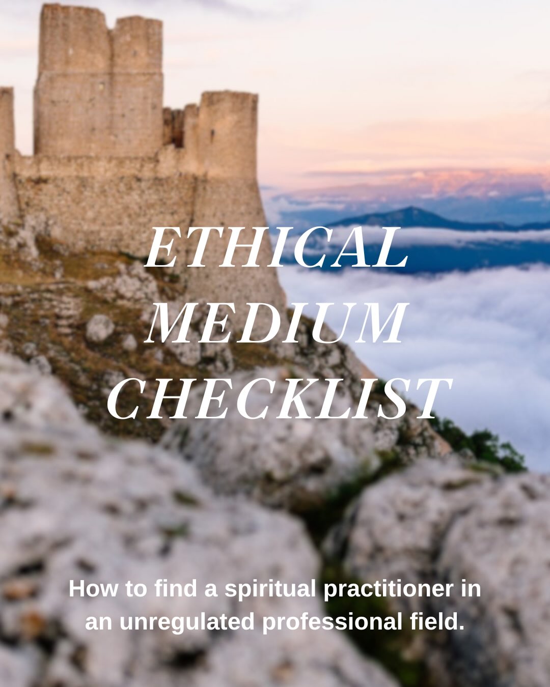 How to find an ethical medium in an unregulated professional field:
In a time where sensationalism increases visibility and social capital is inextricably linked to online presence & buisnesses, it can be difficult to discern the right spiritual practitioner to work with.
About 50% of the clients I read for have had an unethical experience with a medium. I created this checklist to help anyone researching a medium to work with - from what to look for and what to avoid.
If you do not feel uplifted after working with a spiritual practitioner, that’s a huge indication that they are working out of their ego and projections. An ethical medium will serve as a neutral messenger of your eternal connection to the consciousness of your loved ones.
It’s important the practitioner understands that ethical psychic work and consciousness communication operates from a state of surrender and mercy. Trending spiritual costume and vague sensationalism will typically provide little comfort - but the essence of the spirit always does, and the spirit can provide evidential validations of the lives of the living and those beyond.
*Examples include: names, dates, trips, memories, personality but also moments where you are completely alone / thoughts you’ve never shared that no one could have possibly witnessed - the other world will find creative ways to validate you are not alone.
#ethicalmedium #ethicalmediumship #ethicalspirituality #antimaterialism #consciousness