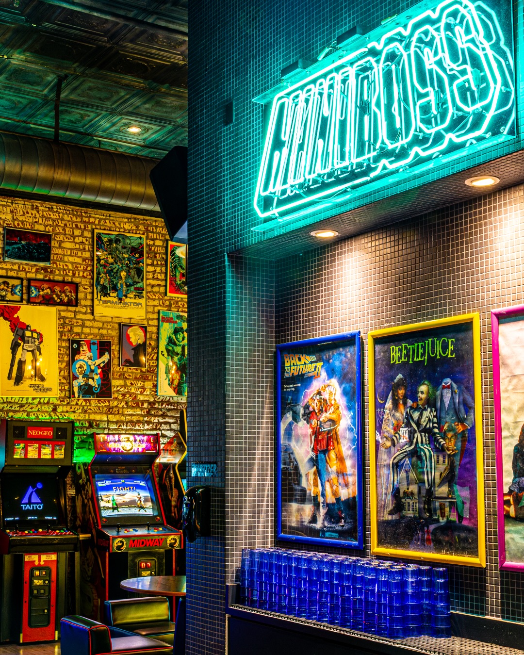 Game tokens, cocktails, and happy hour bites. That’s the move. 👾🍸
#happyhour #barbites #arcadebar #downtownsanjose