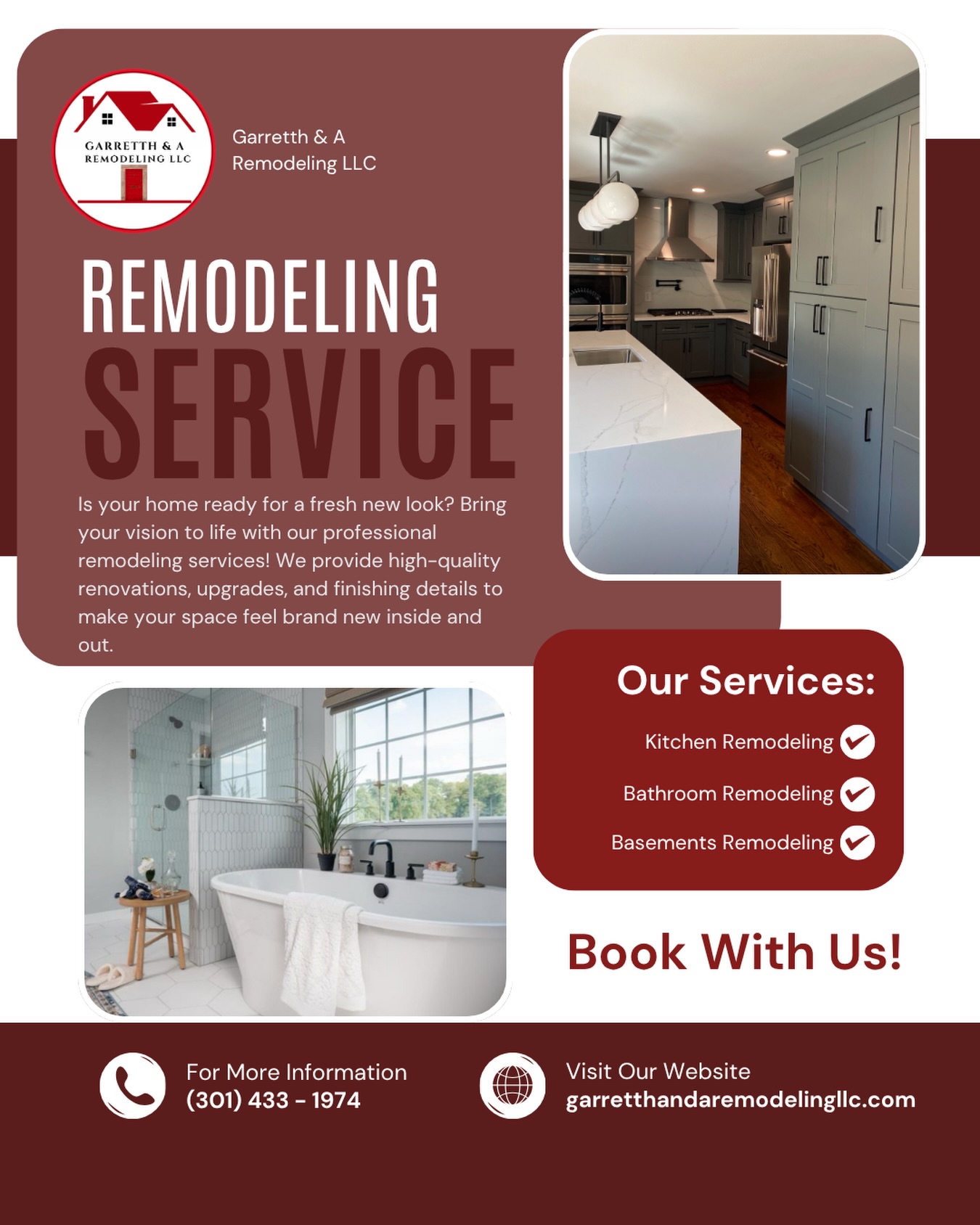 Your home deserves to shine too. ✨
From small upgrades to full renovations, we bring quality craftsmanship, clean finishes, and attention to detail to every remodeling project.
Let’s transform your space into something you’ll love coming home to.
📞 Contact us today to schedule your remodeling service!
.
.
.
.
.
.
#fyp #explorepage #remodeling #maryland #generalcontractor