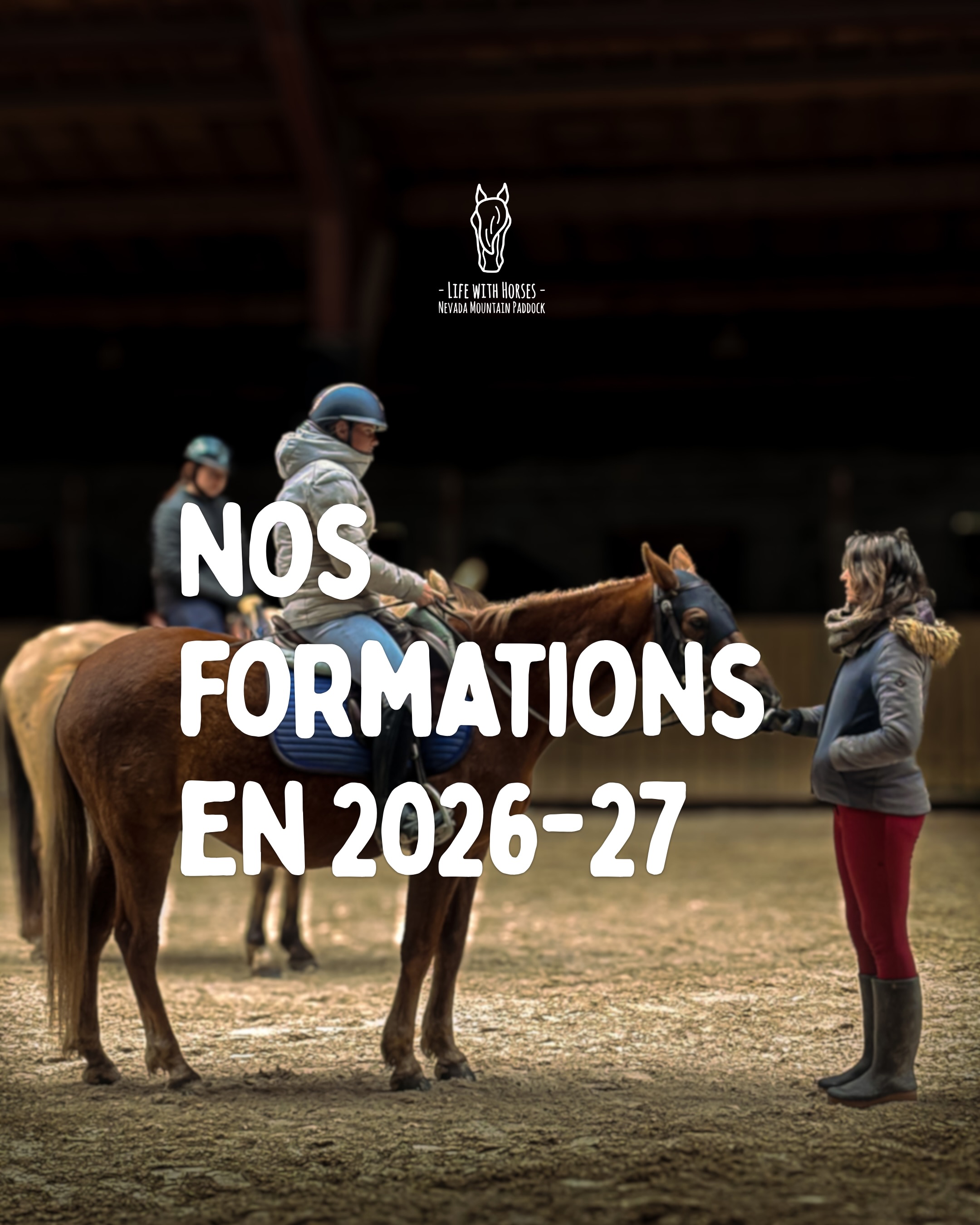 Et si 2026 était l’année où ta passion devenait ton métier ?
Que tu souhaites faire découvrir les chevaux à un nouveau public, accompagner des cavaliers en extérieur ou poursuivre ton parcours vers un niveau supérieur, nous ouvrons les candidatures pour nos formations 2026-2027.
🐴 Animateur d’Équitation
🏔️ Accompagnateur de Tourisme Équestre
❓ Une troisième formation se cache dans ce carrousel…
À ton avis, de quelle formation s’agit-il ? Réponds en commentaire 👇
📅 Tests de sélection : 24 juillet 2026
📍 Rentrée : 12 octobre 2026
Les places sont limitées afin de préserver un accompagnement individualisé et une formation à taille humaine.
Informations et réservations :
www.nevadamountainpaddock.com
🇦🇩
I si el 2026 fos l’any en què la teva passió es convertís en la teva professió?
Les inscripcions per a les nostres formacions 2026-2027 ja són obertes.
🐴 Animador Eqüestre
🏔️ Guia Eqüestre
❓ I una tercera formació que encara no podem revelar…
Quina creus que és? Deixa la teva resposta als comentaris 👇
📅 Proves de selecció: 24 de juliol de 2026
📍 Inici de la formació: 12 d’octubre de 2026
Informació i reserves:
www.nevadamountainpaddock.com
🇬🇧
What if 2026 was the year your passion became your profession?
Applications for our 2026–2027 equestrian training programs are now open.
🐴 Riding Instructor Assistant
🏔️ Equestrian Tourism Guide
❓ And a third training program… can you guess what it is?
Leave your answer in the comments 👇
#formationpro #moniteurequitation #equitation #ridewithconnection #equitationbienveillante