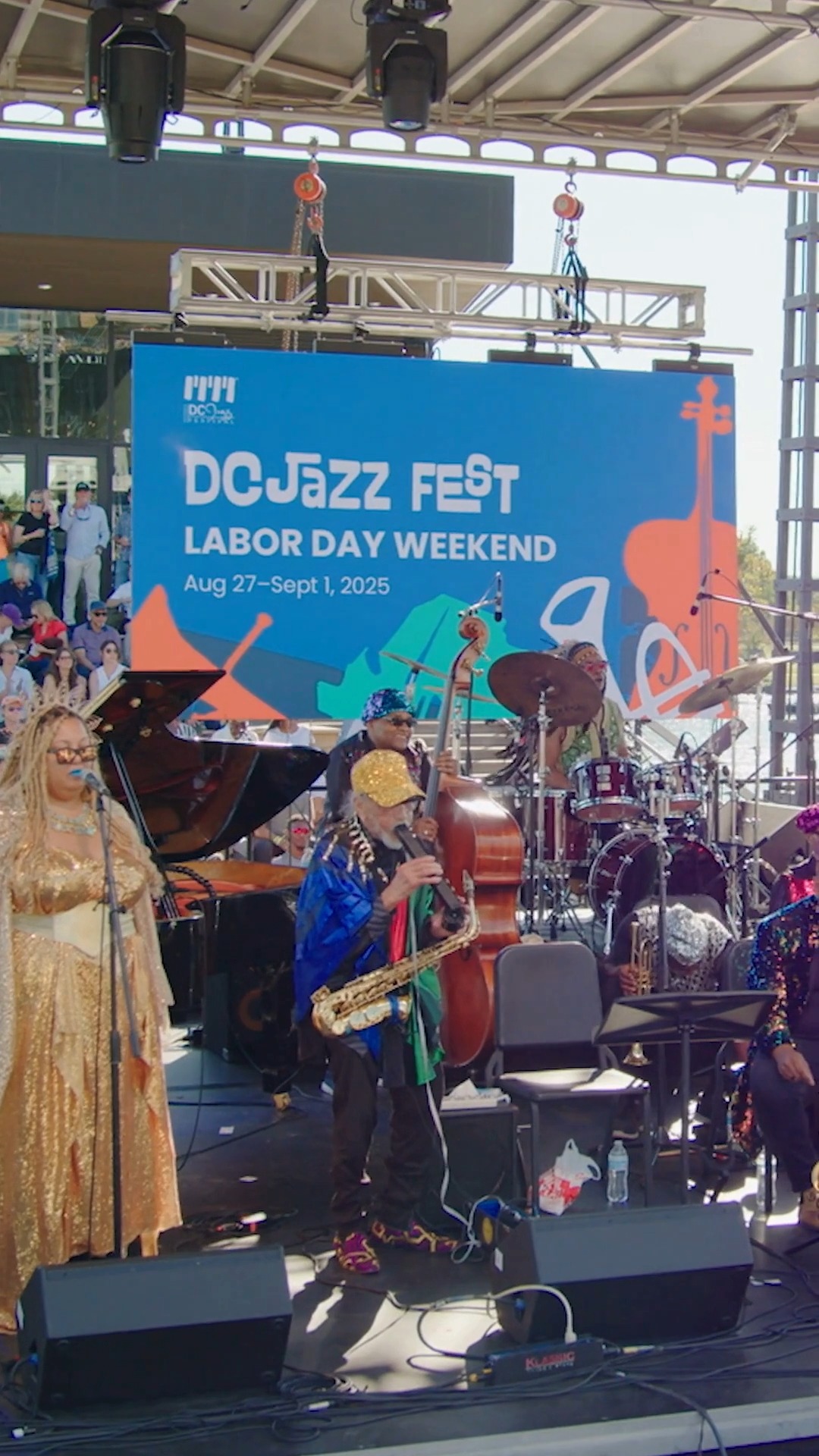 One minute you're floating through cosmic dimensions, and the next you're dancing to rhythms that defy gravity.
This is the magic of DC JazzFest!
Last year, Sun Ra Arkestra reminded us that jazz isn't just a genre—it's a universe. And that's exactly why we bring artists from every corner of the jazz galaxy to DC: the legendary, the boundary-breaking, the unexpected, and the downright interplanetary.
Where else can one festival take you from Earth to Saturn and back in a single set?
Get your tickets for this year's event now: https://www.dcjazzfest.org/event-details/dcjazzfest2026