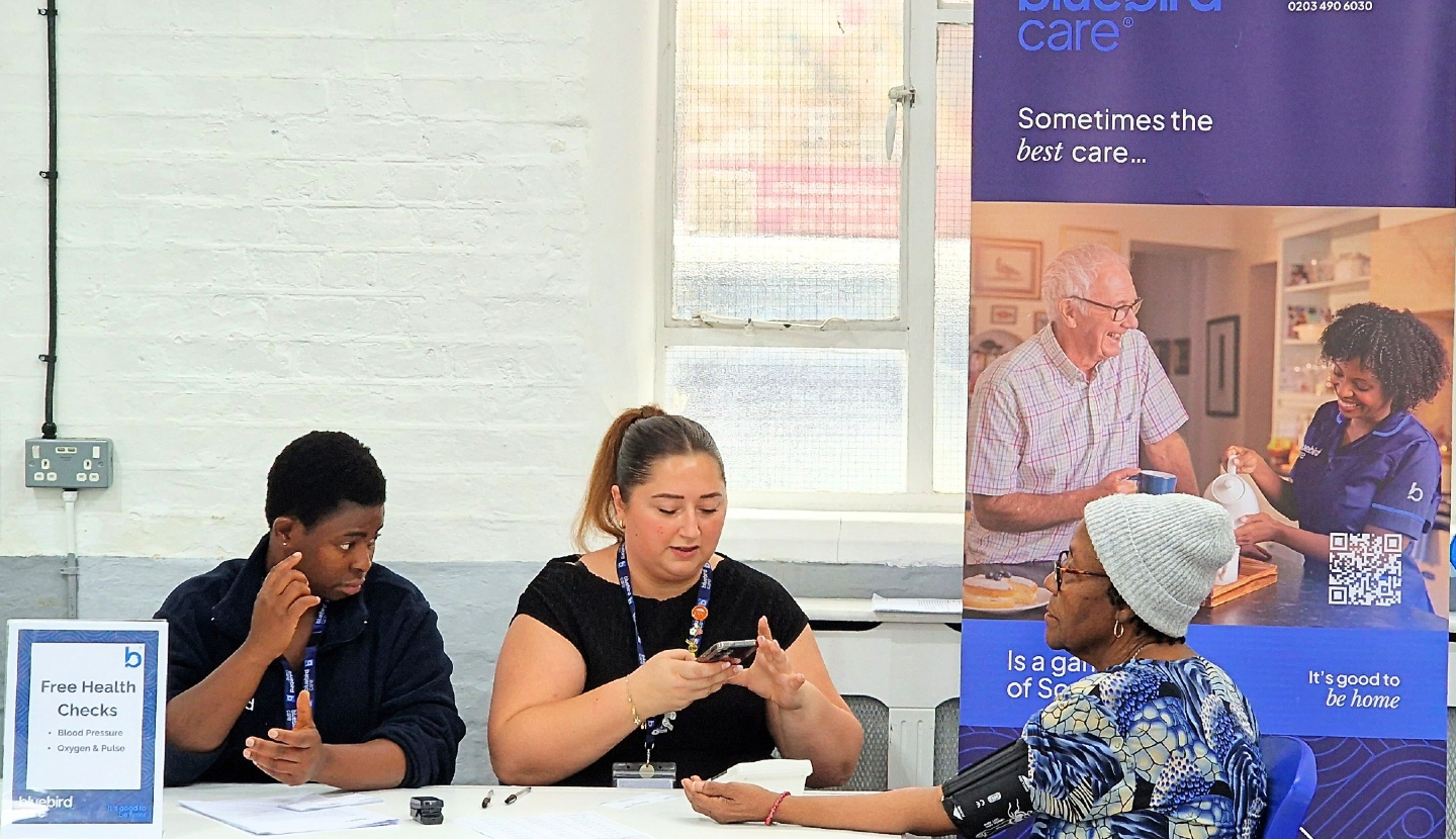 Our Seniors Club recently welcomed @bluebirdcare_walthamforest
where they kindly offered free health checks to our members.
It was a fantastic opportunity for our seniors to receive friendly, professional support and take a proactive step in looking after their health and wellbeing. A heartfelt thank you to the Bluebird Care team for their time and kindness.
#CommunitySupport #SeniorWellbeing #HealthyAgeing #BluebirdCare