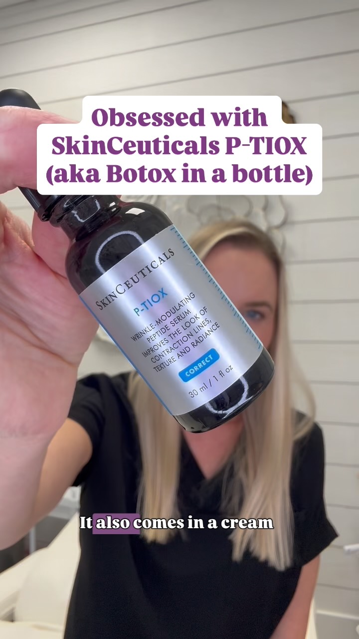 As someone who is immune to neurotoxins like Botox, Dysport, and Xeomin, Megan is always on the lookout for products that deliver real results—and one of her favorites is @skinceuticals P-TIOX.
Often called “Botox in a bottle,” P-TIOX is designed to help smooth fine lines, soften the appearance of deeper wrinkles, and minimize the look of enlarged pores. It’s a great option for anyone looking to elevate their skincare routine, whether you’re extending the life of your neurotoxin treatments or simply looking for a non-injectable way to target signs of aging.
Megan loves it, and her skin shows it. ✨
Have questions about P-TIOX or whether it’s right for your skin? Stop by and chat with our team!
#skinceuticalsptiox #MedicalGradeSkincare #JupiterFL #TighterLinesAesthetics