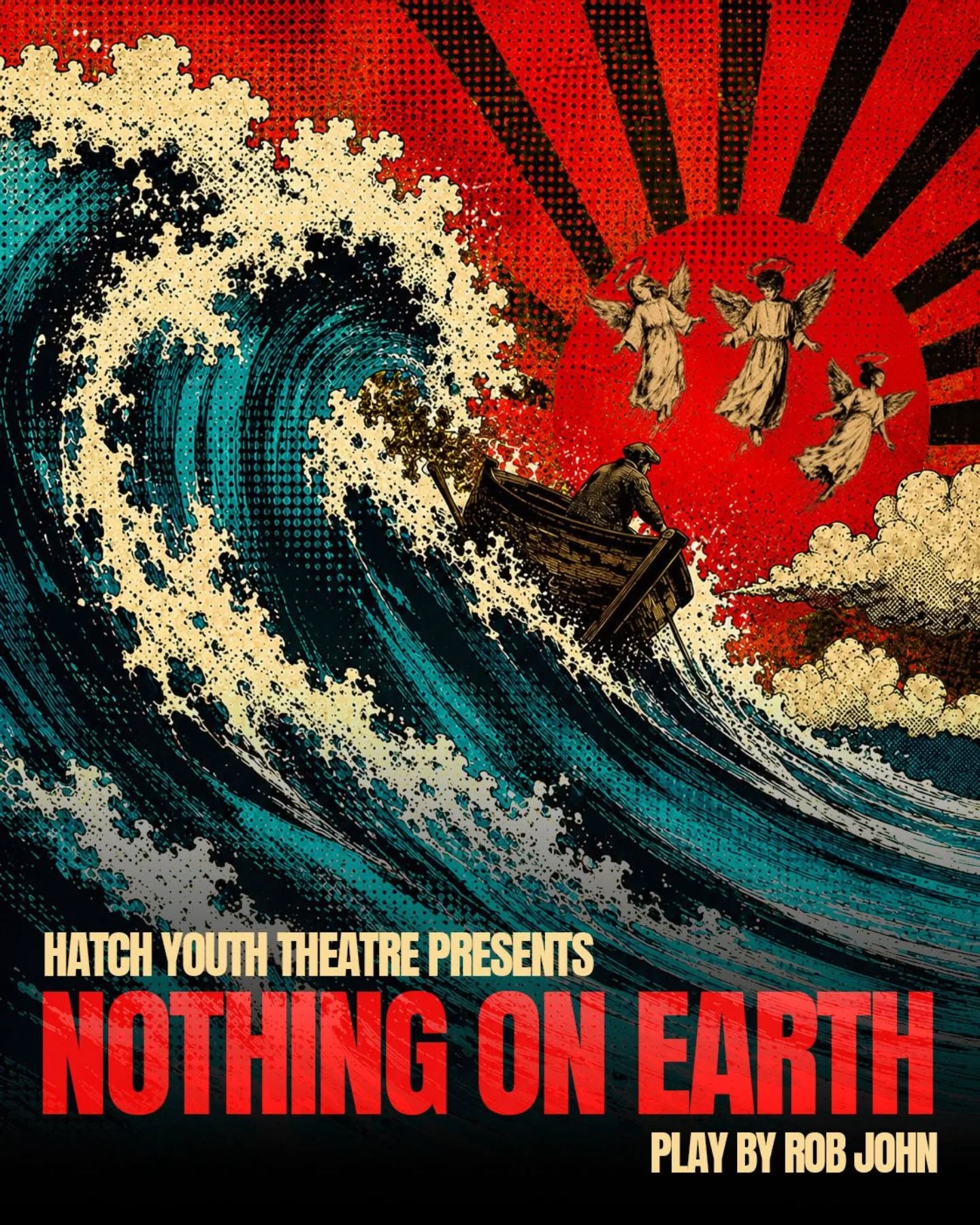 🌊 HATCH Youth Theatre presents: Nothing on Earth 🌊
A play by Rob John
Join HATCH Youth Theatre for a bold, funny and thought-provoking performance of Nothing on Earth — a darkly comic reimagining of Noah’s Ark, set in a strange world full of greed, chaos, kindness and big questions about what it really means to be good.
Come and support the creativity, confidence and hard work of our brilliant young performers.
Directed by @katyarnell with design by @lamkindesign & supporting assistant @casnewydd_community_cycling ✨
📍 The Place, Newport @theplacenewport
📅 Friday 26 @ 6pm & Saturday 27 June @ 3pm
🎟️ Book via Eventbrite / link in bio
Diolch @riverfrontarts @newportliveuk for their support with workshop space.