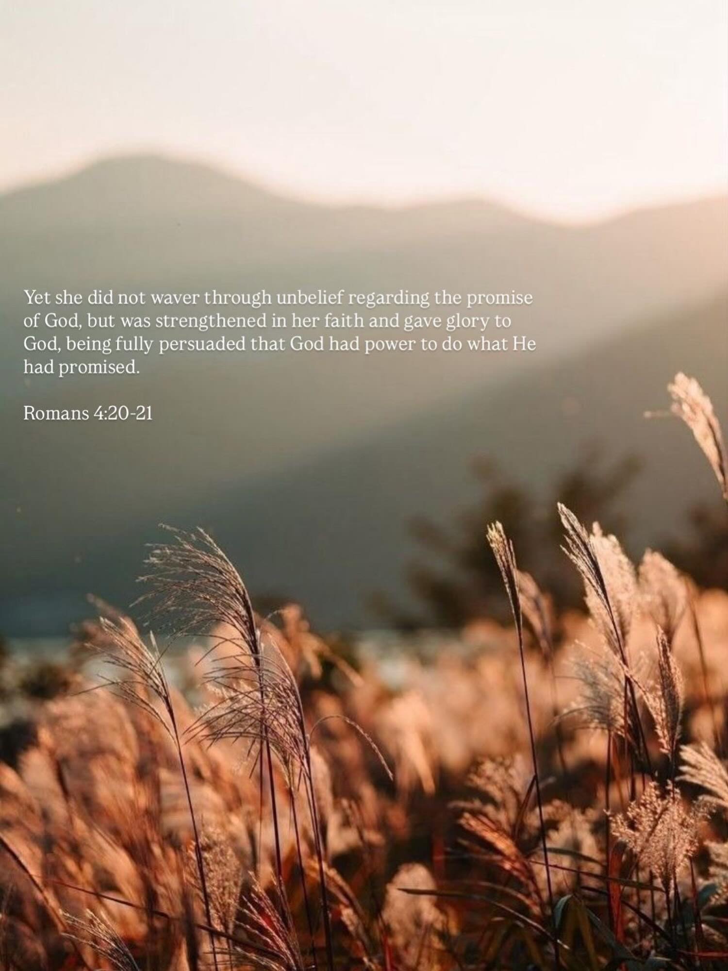 do not waver,
mountain mover
He has promised.
🤎⛰️
see you at 6:30!!
We are praying for your heart posture!