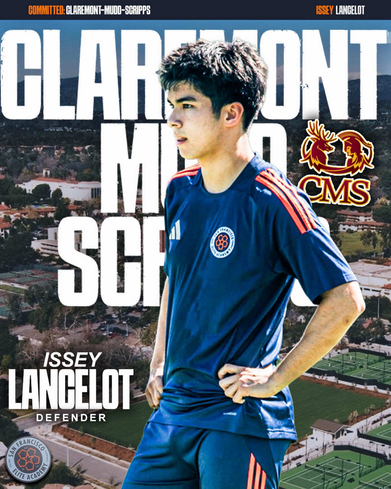 Space on the outside doesn’t stay open for long when Issey’s around.
Quick, active, and always looking to get forward, he brings a constant threat down the line. Whether it’s overlapping runs, recovering defensively, or turning defense into attack, he’s involved in everything.
He plays with urgency and intent, giving his side width, energy, and a spark in transition.
CMS, you’re getting a wingback who can change the game with his pace and impact both ends of the field.
Stags, you’re getting a dangerous one out wide.
#ForTheBay | #SiempreComoUno