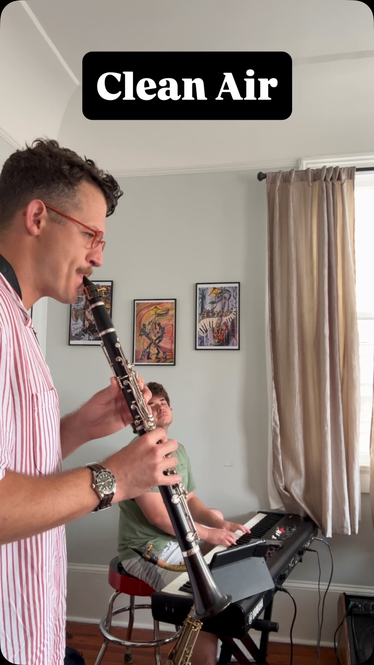 Two lovers rejoice as their hearts drink the joys of Clean Air. Clean Air.
⭐️Join my Improvisation 101 Course⭐️
www.jazzclarinetacademy.com
#clarinet #saxophone #music #band #jazz @legerereeds @silversteinworks