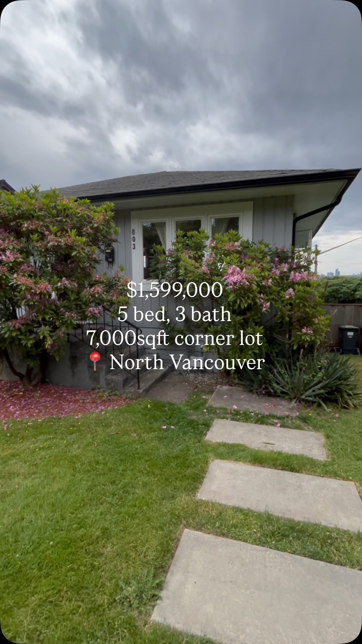 🌹Had a peek at this Calverhall 1940s bungalow on a south-facing, 7000 sqft corner lot today.
A 2-bedroom and full bath main floor opens up onto a 600 sq ft sun-drenched deck with yard access for that everyday indoor-outdoor flow we all love.
Downstairs there’s another full bath plus 2 more bedrooms and a 1-bedroom suite offering extra space or a solid mortgage helper.
Location-wise you’re right where families want to be, close to schools, parks, trails, shopping plus easy access to hwy 1 and second narrows bridge.
A classic 1940s bungalow with space, sun, mountain and inlet views and flexibility on a beauty corner lot in North Van.
Would you go for the suite + yard combo over a newer build with less outdoor space?
803 Calverhall St | North Vancouver
5 bedrooms
3 bathrooms
2,025 square feet
7,000 square foot corner lot
Asking $1,599,000
Listed by @itsbrookebell | Oakwyn Realty Ltd.
💌DM me if you’d like more info or want to see more homes like this in North Van. #northvancouverhomes #vancouverrealestate #bigbackyard #homesforsale