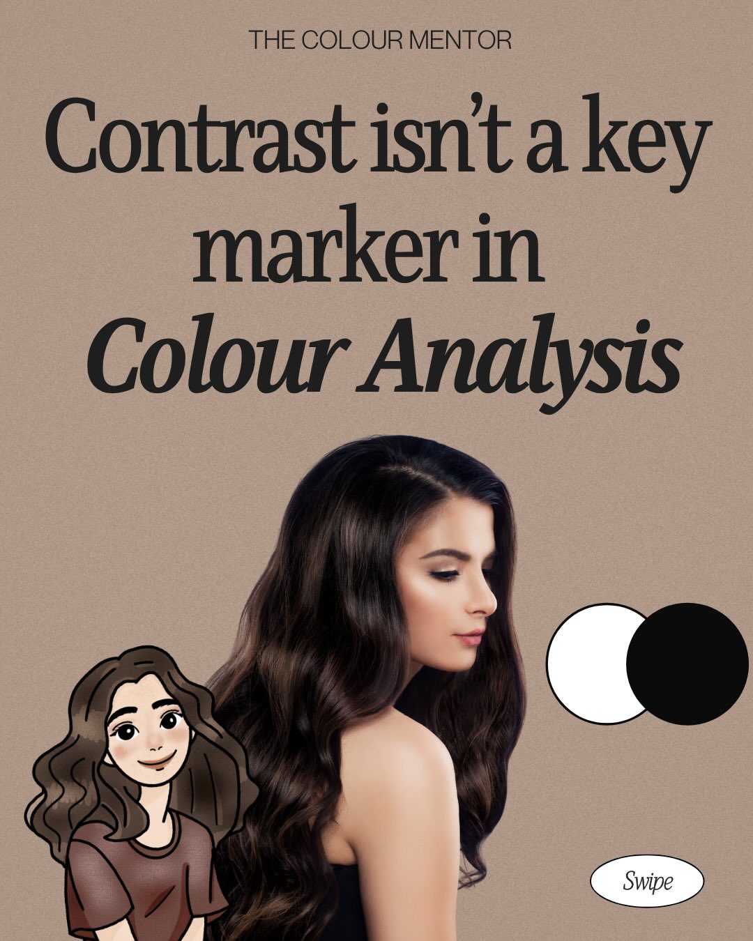 Contrast is one of the most misunderstood concepts in colour analysis.
Having dark hair and fair skin doesn’t automatically make someone a Winter. Contrast simply describes the difference between your features—it doesn’t tell us whether your colouring needs warmth or coolness, brightness or softness.
In my experience, undertone, value and intensity are far more reliable indicators of season than contrast alone. Two people can have the same level of contrast and belong to completely different seasons because they harmonise with different colour dimensions.
✨ Want to discover the colours that truly harmonise with your natural colouring? I offer in-person colour analysis in Melbourne and virtual analysis worldwide. Click the link in my bio to learn more and book your analysis.
Stop guessing. Start knowing. 🎨✨
#colouranalysismelbourne #colouranalysisaustralia