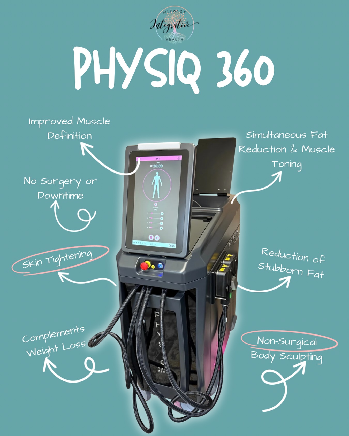Sculpt. Strengthen. Transform. ✨
Take your body contouring results to the next level with Physiq 360®—the non-invasive treatment designed to build muscle, reduce fat, and enhance your natural shape with no downtime.
Whether you’re looking to define your abs, tone your arms, or contour your physique, Physiq 360 helps you achieve a stronger, more confident you.
💻Book here —> https://www.midwest-integrative.com
📞 Give us a call —> 309-837-0342
💳 CareCredit —> https://www.carecredit.com/go/553JSV