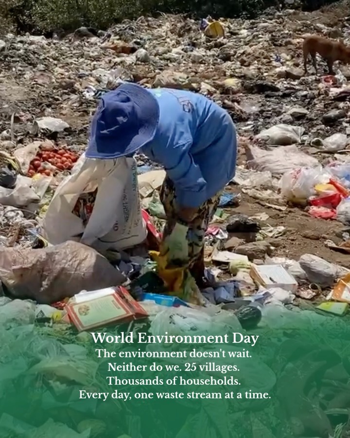 This World Environment Day, we are not sharing promises—we are sharing results.
Across 25 villages in rural Raigad, our team worked every day to ensure waste was managed responsibly, resources were recovered, and livelihoods were strengthened.
In the last year alone, we collected 197 tonnes of inorganic waste, composted over 55 tonnes of organic waste, upcycled 13.7 tonnes of textile waste into 5,525 Potli Bags, and ensured nearly 5 tonnes of non-recyclable waste was processed responsibly. Together, these efforts helped prevent open burning and avoided an estimated 30.7 metric tonnes of CO₂ emissions.
But behind every number is a story—of households segregating waste, women artisans creating value from discarded textiles, and communities choosing sustainable solutions over convenience.
This is what environmental action looks like. Not a one-day campaign. Not a photo opportunity. Just consistent, measurable work carried out across 25 villages, every single day.
If you are a CSR partner, institution, business, philanthropist, or citizen who believes in practical environmental solutions, support the hands doing the work.
Support rural waste management. Support circular livelihoods. Support local action.
#WorldEnvironmentDay #ProjectAamhi