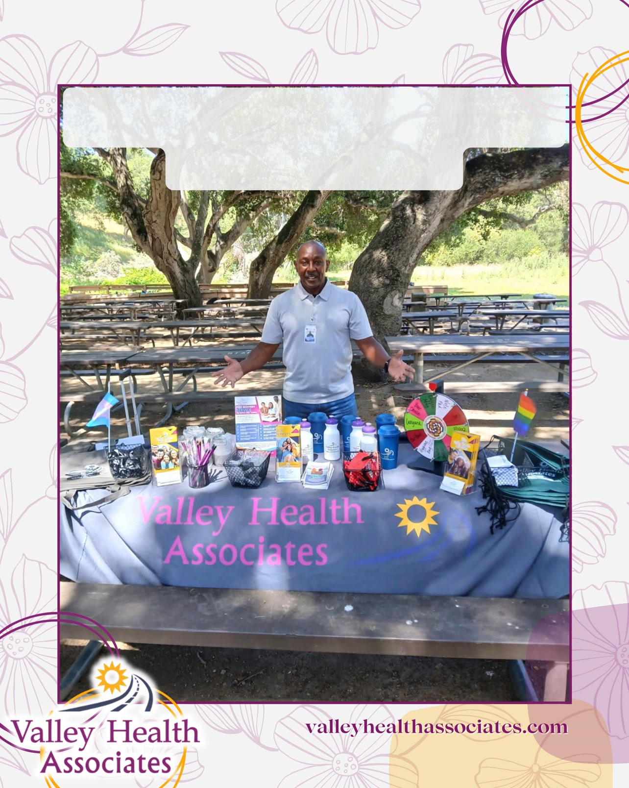 Updated: Peer Support Specialist, Isaiah, represented VHA in the Monterey County Youth Spring Picnic!
This event welcomed K-12 students in Monterey County to join a picnic with The Epicenter & Rainbow Connections. We shared information about all of our free services, creating a safe space for the youth to ask questions.
#ValleyHealthAssociates #VHA #MontereyCounty #YouthOutreach #NonProfit
