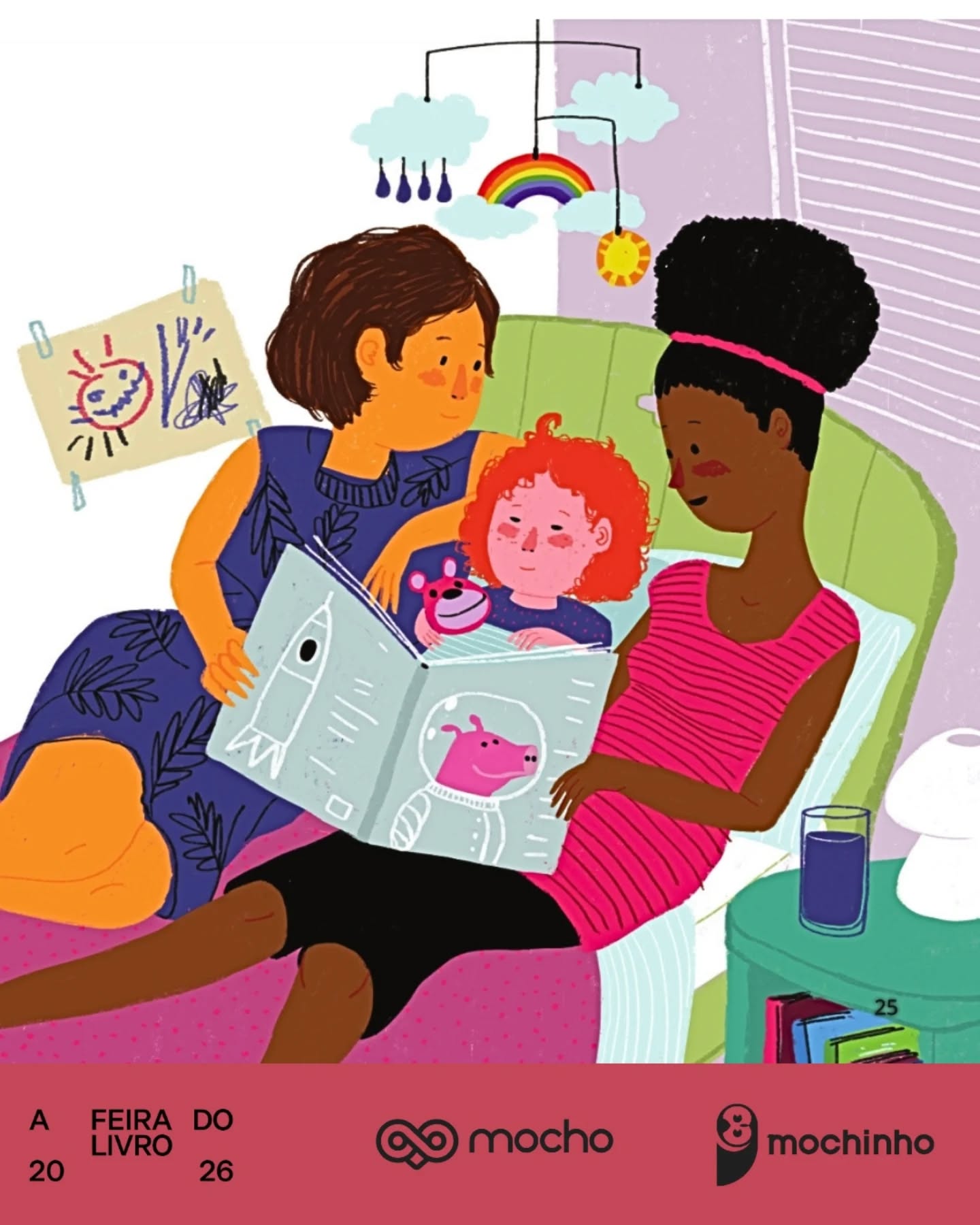 A FEIRA DO LIVRO
Das 14h às 20h, na Praça Charles Miller.
Na imagem, ilustração de Veridiana Scarpelli da obra Malu e suas mães, escrita por Nanda Mateus e Raphaela Comisso.
Em breve, na pré-venda.
@maluesuasmaes