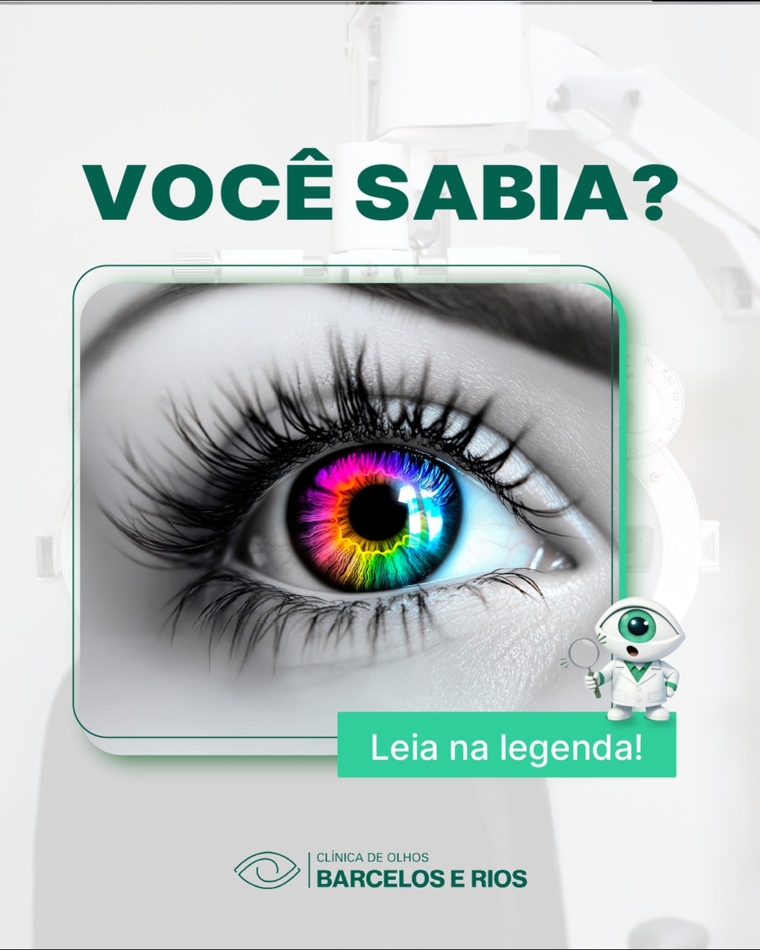 Nossos olhos são capazes de perceber entre 7 a 10 milhões de cores diferentes.
👉 Isso acontece graças a células presentes na retina, que captam diferentes comprimentos de luz e transformam nas cores.
É isso que permite enxergar detalhes, contrastes e toda a diversidade do mundo ao nosso redor, muitas vezes sem nem perceber.
Como anda a sua visão? Conheça os nossos serviços e agende a sua consulta!
#clinicadeolhos #oftalmologista #saudeocular #visoa #visaomonocular #barceloserios #viamao #novohamburgo