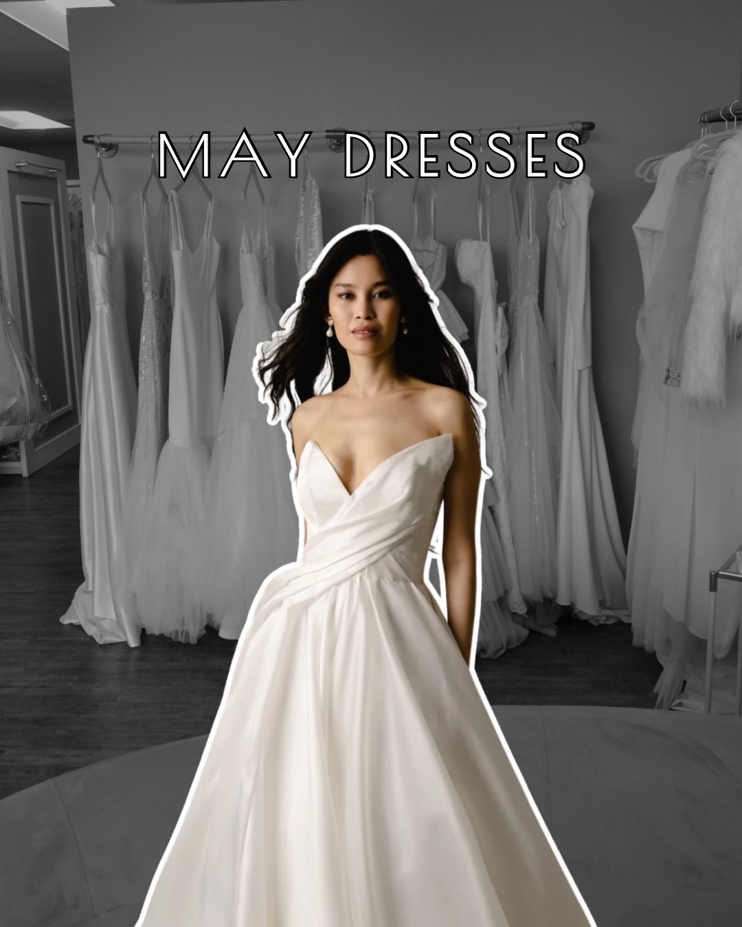There are 13 brides out there that will each be wearing one of these dresses. Could it be one that you know? 🤫