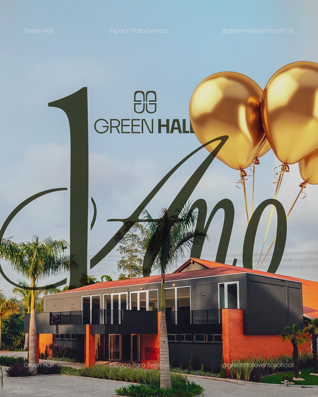 Há exatamente um ano, as portas do Green Hall se abriam para dar vida a um propósito: ser o cenário perfeito para momentos inesquecíveis. 🌿✨
Olhando para trás, vemos 365 dias intensos. Cada espaço nosso ganhou alma através dos sorrisos de vocês. Neste primeiro aniversário, a nossa palavra é GRATIDÃO.
Obrigado a cada cliente que confiou em nossa estrutura, a cada parceiro que entregou excelência ao nosso lado e a todos que, de alguma forma, fazem parte da nossa história em Gaspar e em toda a região.🤍
Este é apenas o começo de uma trajetória linda.
#GreenHall1Ano #GreenHall #GasparSC