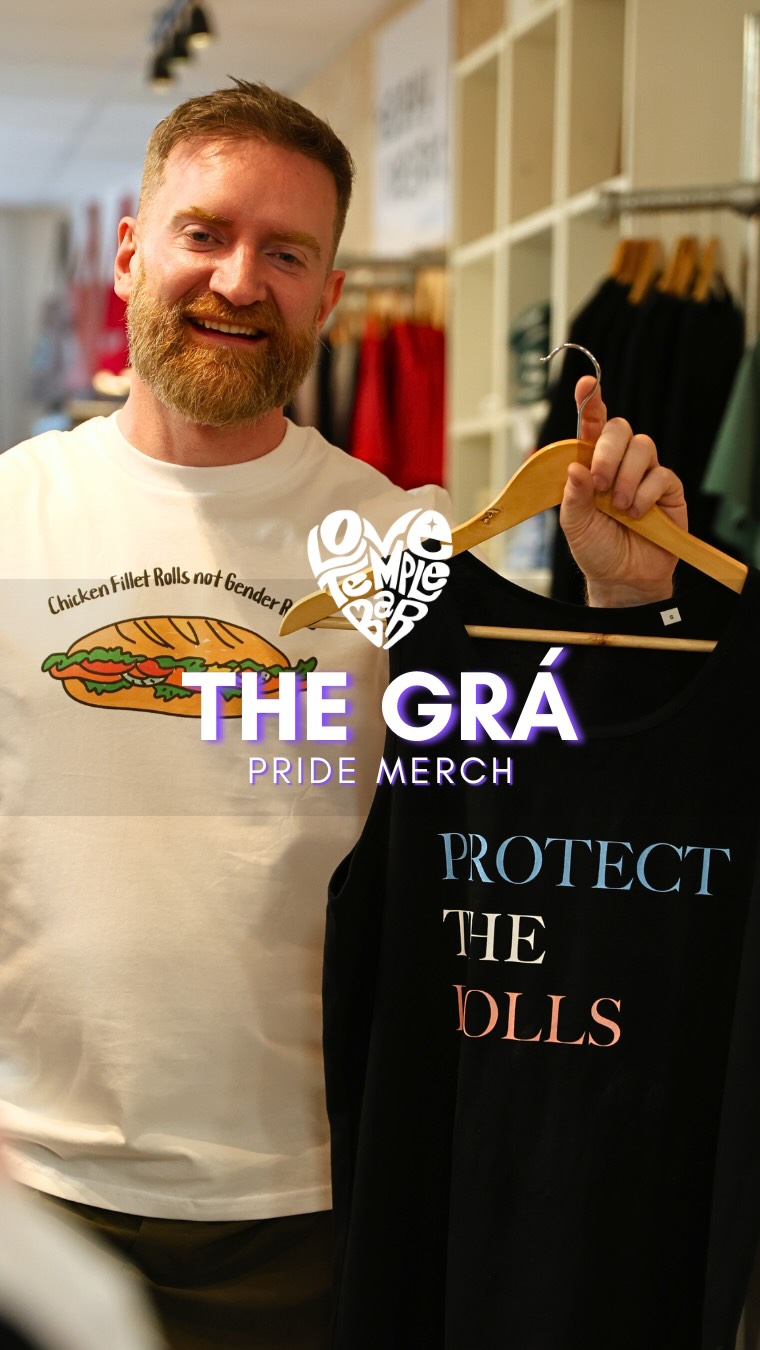 Pride, but make it local ๐๐
We caught up with Conor from @the.gra.ie to chat through this yearโs Pride collection. From the iconic โChicken Rolls Not Gender Rollsโ tee to personalised embroidered pieces that let you wear your heart on your sleeve (literally) โจ
The collection also features @dublinpride official Pride merchandise, alongside a special collaboration with @belongtoyouthservices , with proceeds from selected items supporting the incredible work they do for LGBTQ+ young people across Ireland.
A collection rooted in visibility, community and a whole lot of grรก
For all your Pride Month essentials, The Grรก has you covered ๐
#templebar #lovetemplebar #dublinpride #templebar #pridemonth