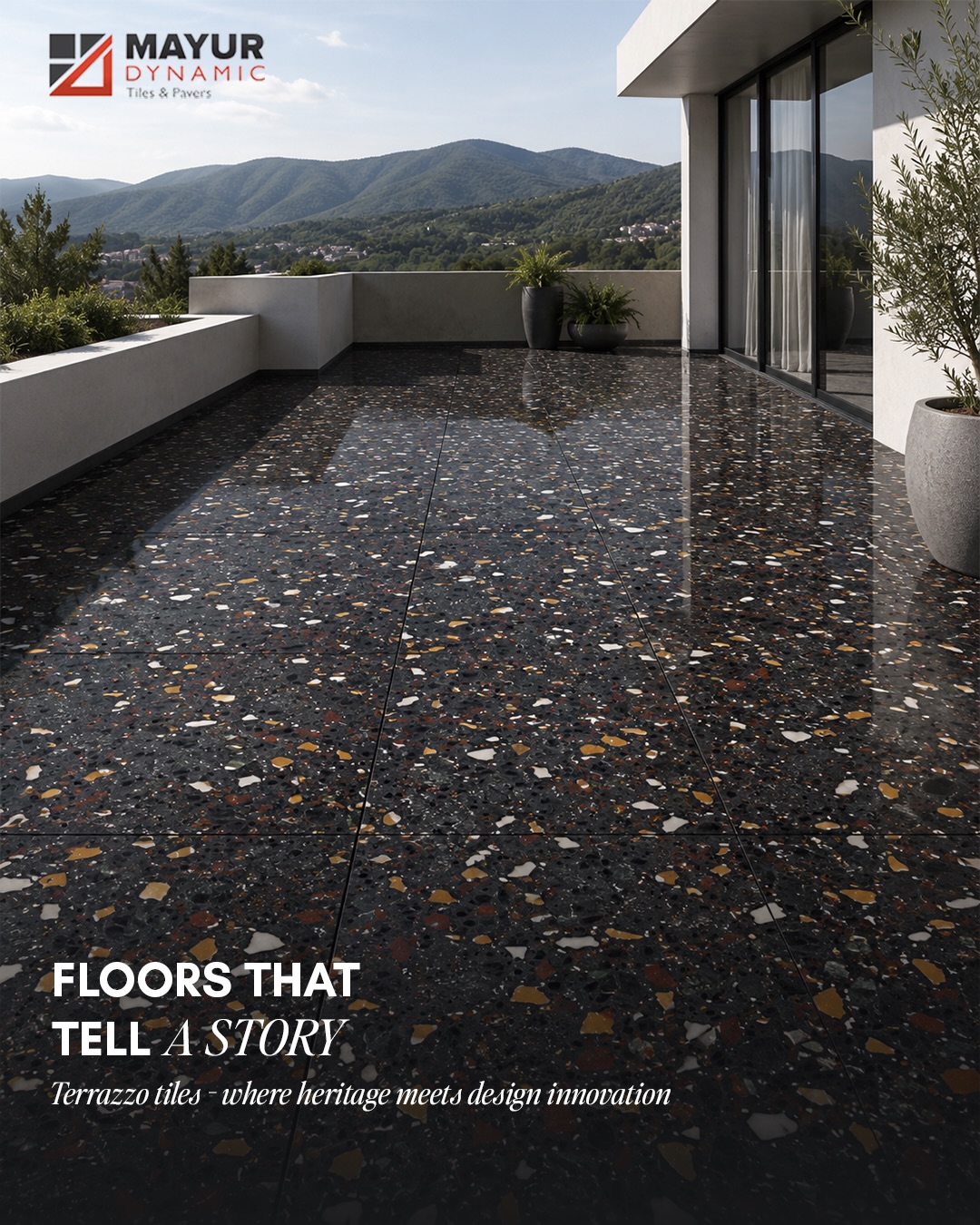 Step onto floors that speak volumes. 💫
Terrazzo tiles from Mayur Dynamics blend heritage craftsmanship with modern design innovation.
Durable, visually stunning, and perfect for creating spaces that leave a lasting impression, our tiles redefine elegance for every home and commercial project.
Transform your floors into stories of style and quality.
Explore the full range with Mayur Dynamics today.
📍 F-715, Ricco Industrial Area, Near Volkswagen Service Center, Near Chatrala Circle, Sitapura, Jaipur - 302022
📞 +91 8000014205
#MayurDynamics #TerrazzoTiles #LuxuryInteriors #FlooringSolutions HomeDesign