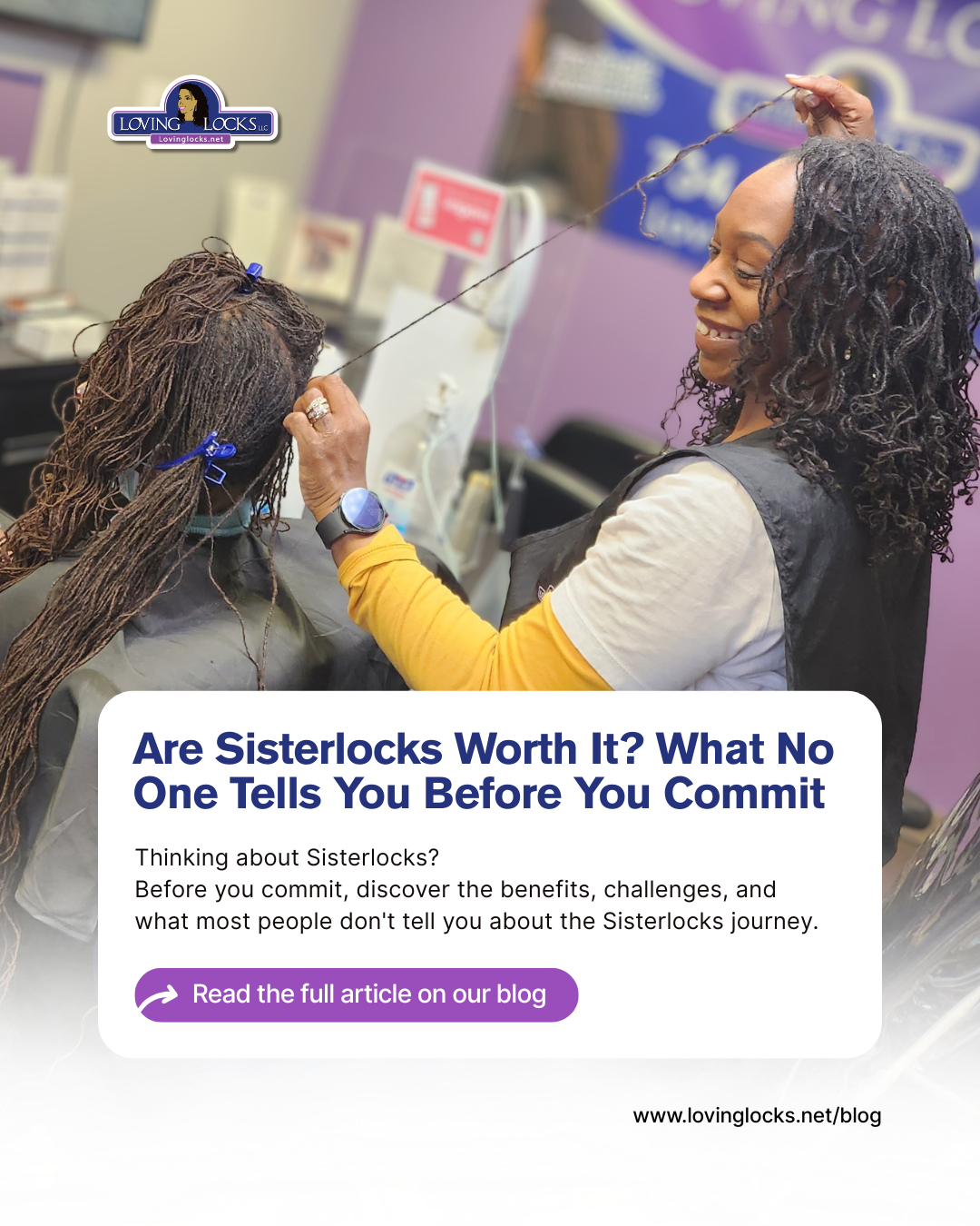 Thinking about Sisterlocks but wondering if they're really worth the investment?
The truth is, there's a lot people don't talk about—the time, the commitment, the transformation, and why so many women say they wish they had started sooner.
Read our latest blog before you make your decision.
https://www.lovinglocks.net/post/are-sisterlocks-worth-it
#sisterlocks #sisterlocksblog #blog #michigan #plymouth