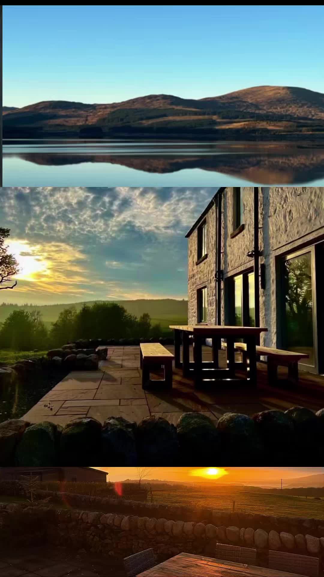 T A K E your time and stay here for a while #gallowayview 🌱 #LuxuryLiving #escapeandrejuvenate #dumfriesandgallowaylife