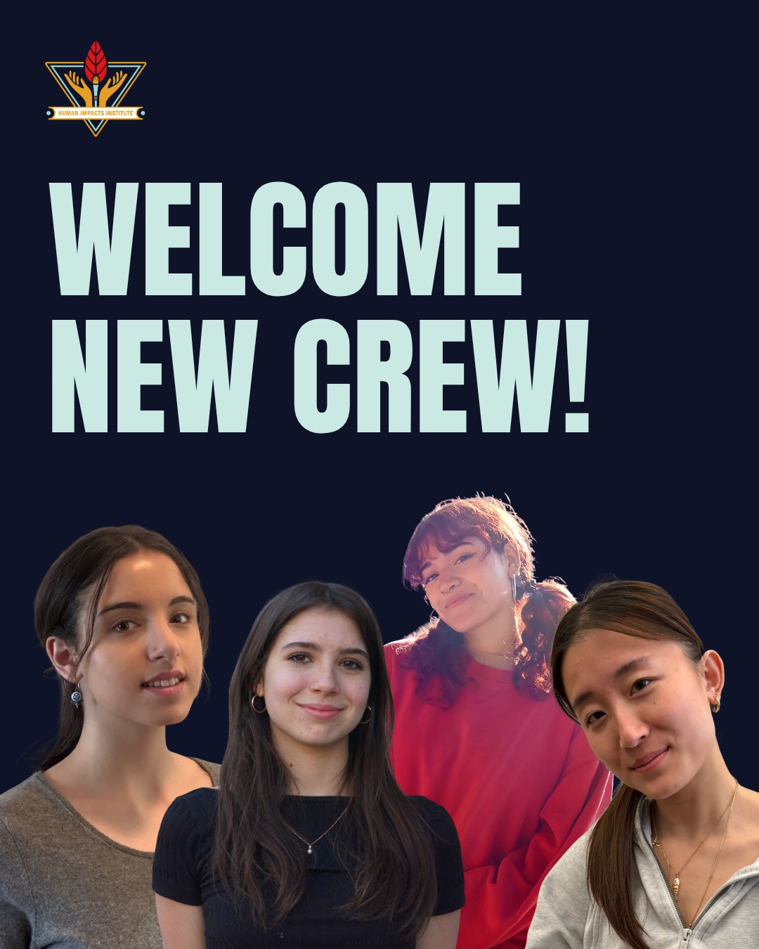 ✨ Meet the Summer 2026 Intern Cohort ✨
We're thrilled to welcome four inspiring interns who are bringing fresh perspectives, diverse experiences, and a shared commitment to climate justice.
🌱 Maya Ortega — NGO Management Intern
🎨 Mariana Oliveira — Creative Communications Intern
🌎 Long (Kiki) Liu — Global Leadership Intern
📚Tessa Kolovarsky — Environmental Education Intern
We're excited to learn, grow, and create alongside them as we continue building a more just and sustainable future together. Please join us in welcoming them to the HII Team!
#ClimateJustice #EnvironmentalEducation #NGOInternship #CreativeCommunications #GlobalLeadership