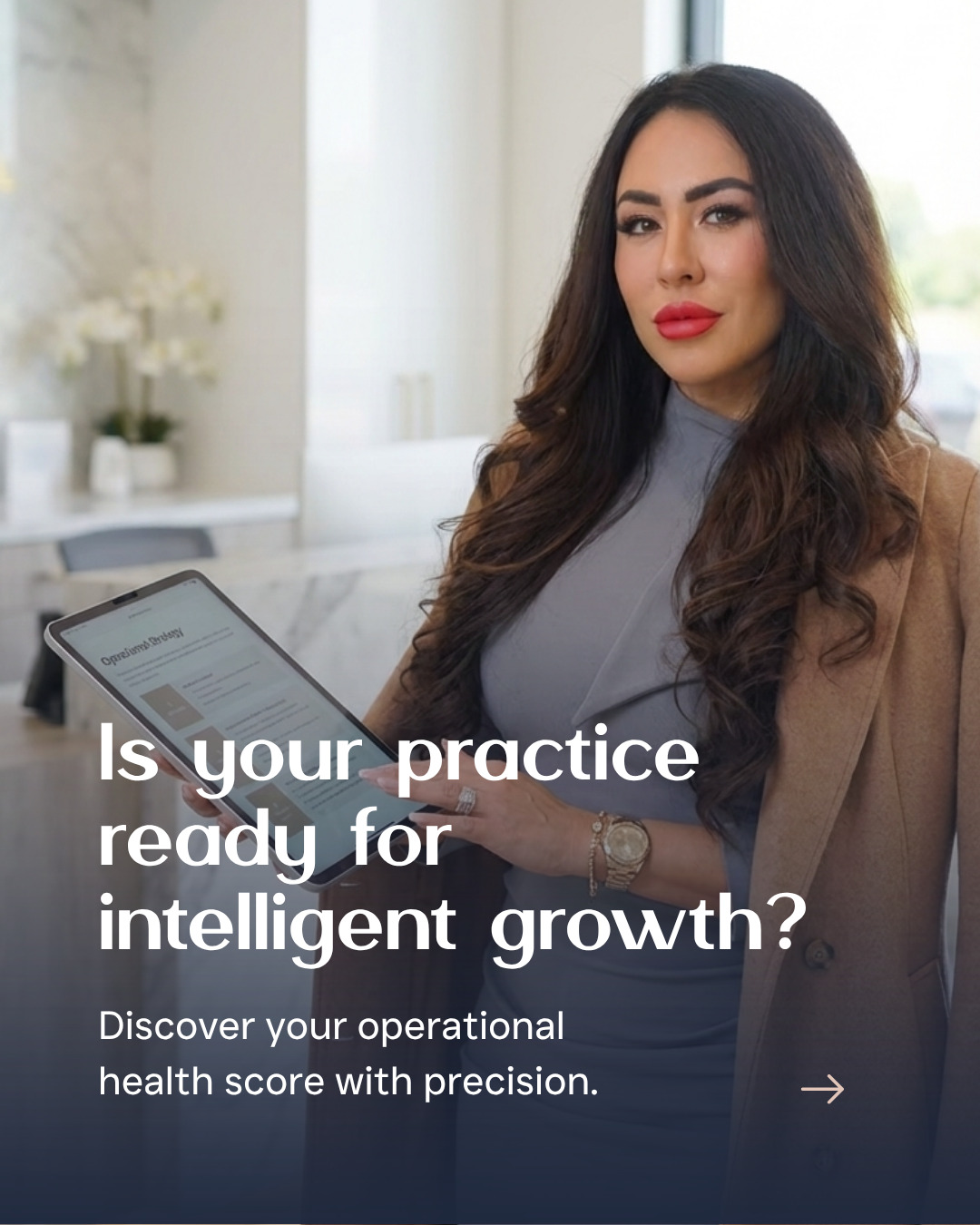 Move beyond guesswork. It's time to manage with precision. 📊✨
The AI Practice Success Assessment™ is a proprietary system designed to evaluate your practice’s operational health, workflow efficiency, and growth opportunities.
Instead of relying on manual tracking or scattered data, this assessment gives aesthetic leaders a clear, data-informed strategy to modernize operations, improve decision-making, and scale with greater predictability.
🔗 Ready to discover your score? Visit www.mdbusiness.ai to secure your assessment today.
#MDBusinessAI #PracticeManagement #AestheticExcellence #DataDrivenSuccess