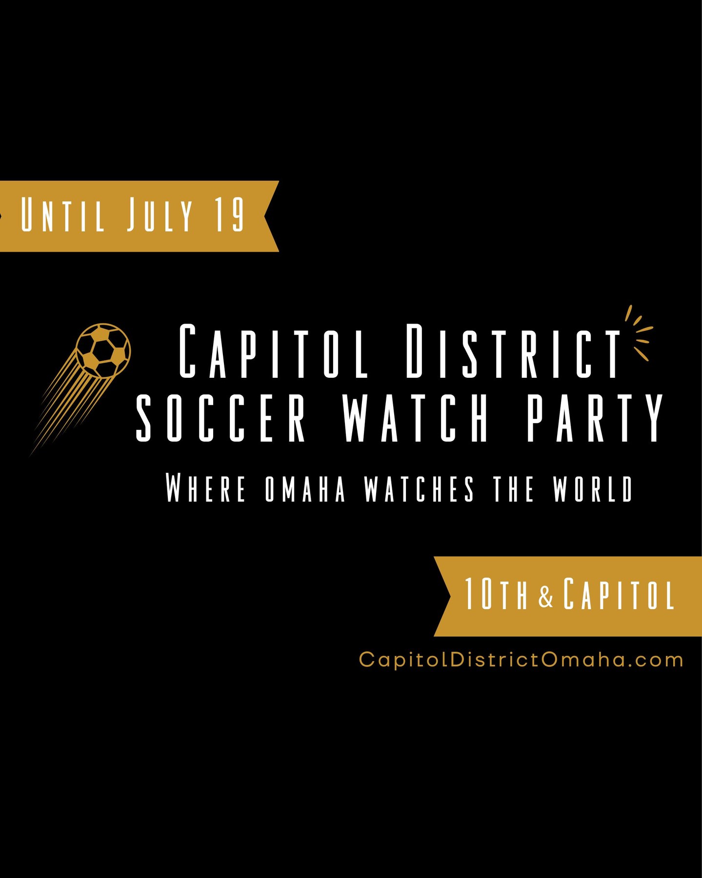 The world's biggest soccer tournament is coming to the Capitol District Plaza this summer! Join us this June & July to watch select World Cup matches live on The Beam, enjoy appearances from @union_omaha, grab food and drinks from your favorite District spots, and cheer alongside fellow fans.
๐
June 11 - July 19
๐๏ธ Free entry, plus VIP options coming soon
๐น Hosted by @epocacantina & the Capitol District
View the full schedule, featured matchups, and event details at the link in our bio!