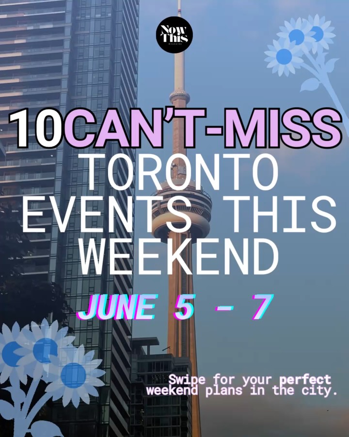 It’s a weekend of music, community, and hopefully weather as great as we’ve been having!!
What are you gonna be doing? Tell us in the comments!
Don’t forget to send this to your group chat, and FOLLOW US so you’re always plugged in 🔌🔥
#toronto #thingstodo #thingstodotoronto #dowestfest #downtowntoronto