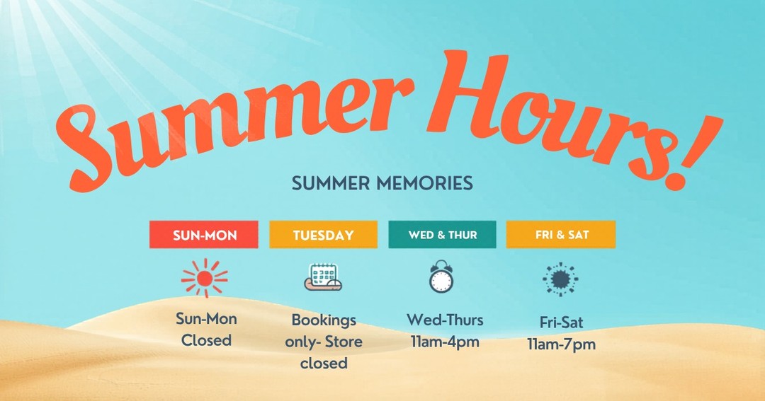 ☀️ SUMMER HOURS ARE HERE! ☀️(Starting June 8th)
As a small family-owned business, we've updated our summer hours to allow time for inventory management, fragrance preparation, supply runs, and other behind-the-scenes tasks that help keep our studio running smoothly.
🗓️ Tuesdays are now reserved as a Studio Day with limited availability. On some Tuesdays, the studio may be closed while we work behind the scenes or make supply trips.
🕯️ Wednesday & Thursday: 11am–4pm
🕯️ Friday & Saturday: 11am–7pm
🕯️ Sunday & Monday: Closed
Thank you for supporting our small business. We can't wait to help you create some summer memories with us! ☀️✨
📍1004 Parkway Suite 801, Gatlinburg, TN
📲 www.southerntimelesscandles.com
#SummerHours #FamilyBusiness #StudioDay #CandleMaking #SupportLocal #GatlinburgTN #BehindTheScenes #SmallBizLove #CreateMemories #Southerntimelesscandles