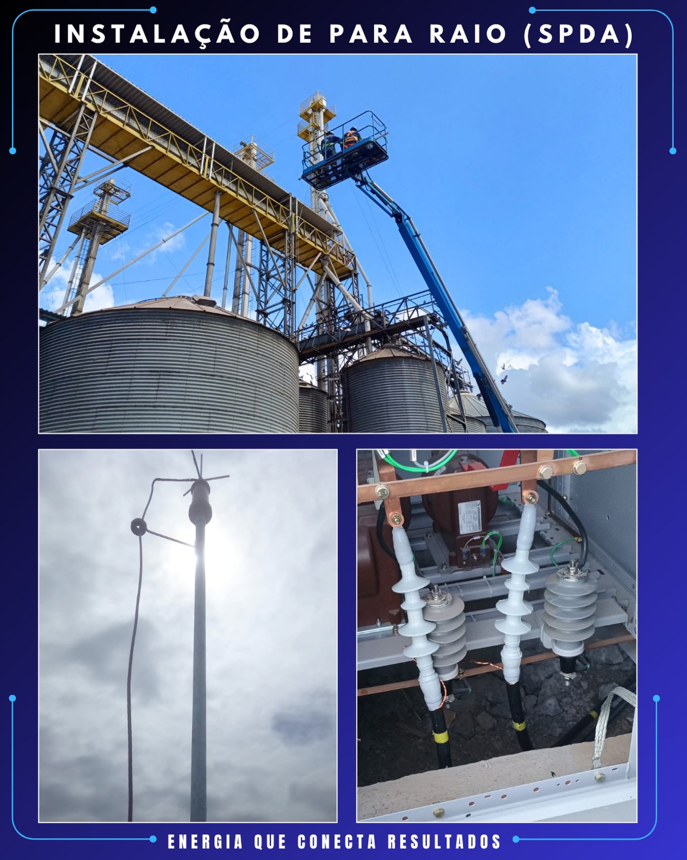 ⚡️ Proteção que faz a diferença, segurança que gera confiança!
A Connecta Soluções realizou mais uma instalação de SPDA (Sistema de Proteção contra Descargas Atmosféricas), garantindo maior segurança para estruturas, equipamentos e operações industriais.
Com planejamento, qualidade técnica e compromisso com as normas vigentes, entregamos soluções completas para proteger o seu patrimônio contra os impactos das descargas atmosféricas.
🔹 Instalação de captores e sistema de aterramento
🔹 Proteção de estruturas e equipamentos
🔹 Segurança operacional e conformidade técnica
🔹 Equipe especializada e altamente qualificada
📍 Onde houver desafios, a Connecta estará pronta para levar as melhores soluções.
#connectasoluções #spda #pararaio #proteção #engenhariaeletrica