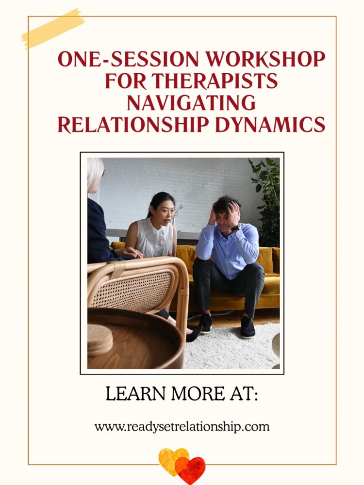 Great therapy evolves with the realities your clients are living in.
This workshop invites you to expand your clinical lens—helping individuals navigate relationships with greater awareness, intention, and skill from the very beginning.
Join us on Zoom: https://www.readysetrelationship.com/event-details/workshop-for-therapists-2026-06-19-10-00
#TherapistDevelopment #MentalHealthField #RelationshipTherapy #ClinicalExcellence #ContinuingEducation