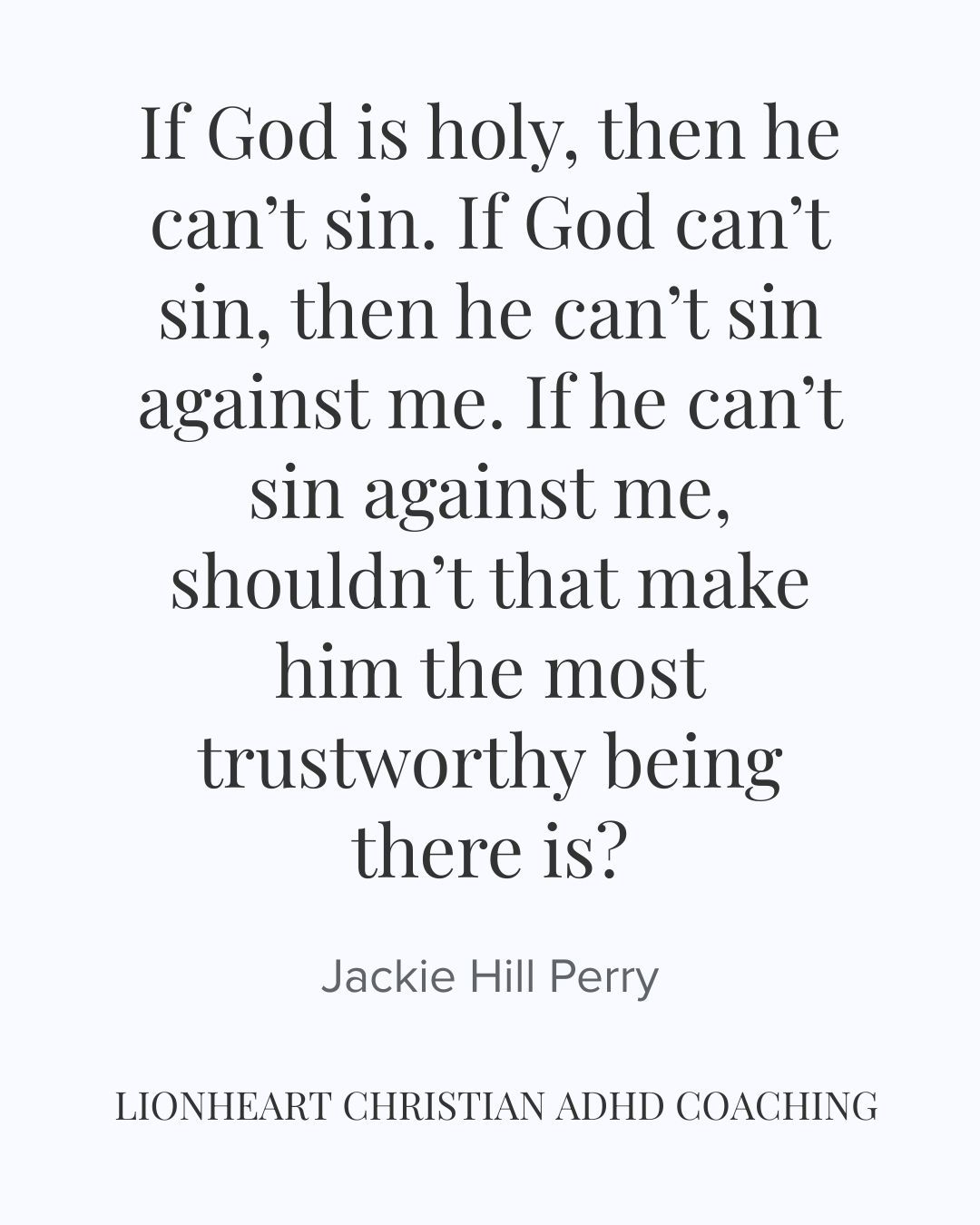 God’s holiness means He cannot betray His character.
That truth makes Him utterly trustworthy.
If ADHD has made trusting God feel unstable, book a discovery call.