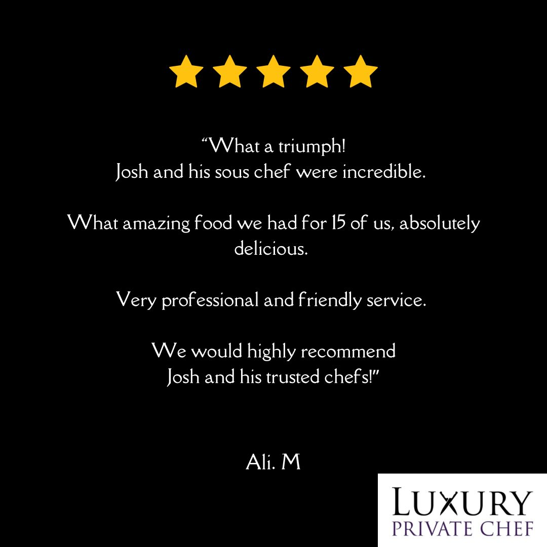 5 stars 🤩 thank you! @luxuryprivatechef
#luxuryprivatechef #privatechef #food #luxury #privatedining