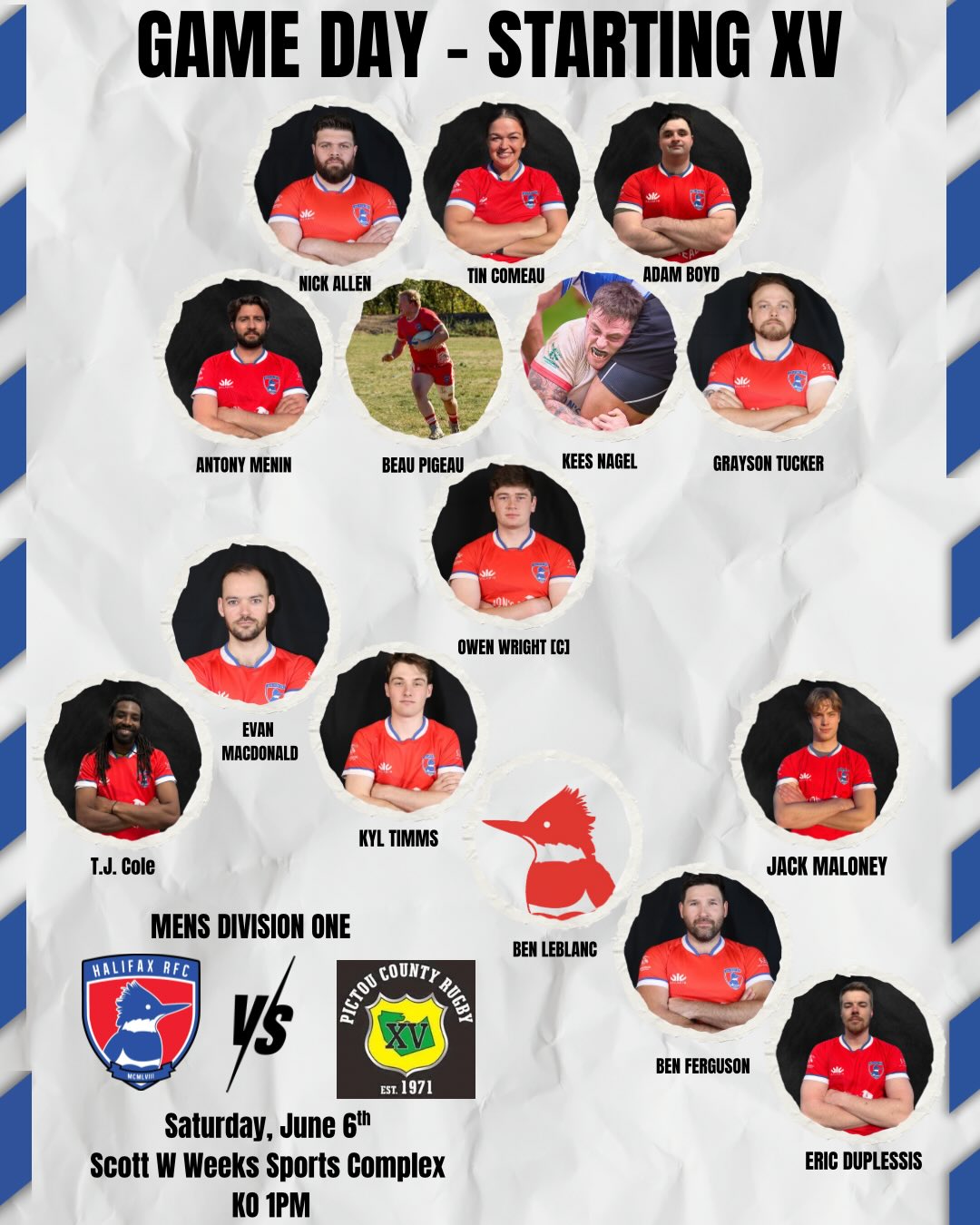 Travelling squad for tomorrow. Let’s go red!