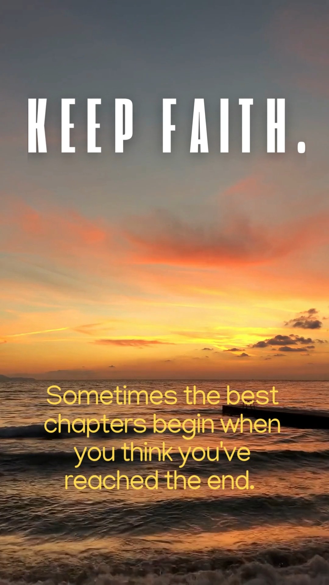 Keep faith.
Sometimes the best chapters begin when you think you've reached the end. ✨
Life has a beautiful way of surprising us.
What feels like an ending today may be the beginning of something greater than you ever imagined.
Keep going, keep believing, and trust that brighter days are ahead.
#keepfaith #nevergiveup #hope #newbeginnings #trustthejourney