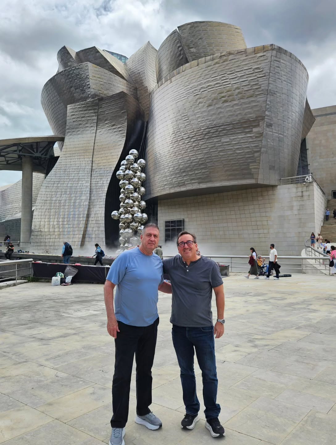 Visiting my friend John in the Basque country.