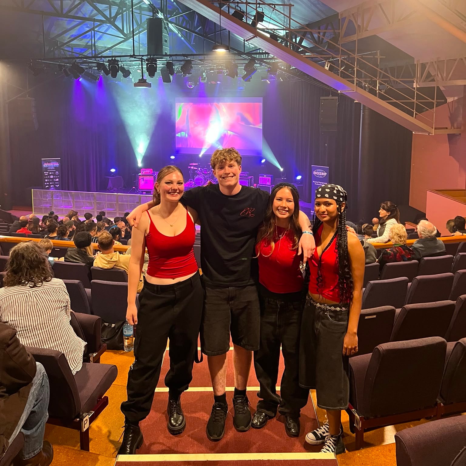 Huge congratulations to MRMeaneR, who competed in the North Shore Regional Final of Rockquest on Saturday night and took out 1st Place!
Congratulations also to Rose, who received a Musicianship Award.
The band will now submit three original songs via video for consideration in the National Top 30.
We're incredibly proud of this fantastic achievement! 🎶🏆🎸 #mahurangicollege #mrmeaner #mahumusic