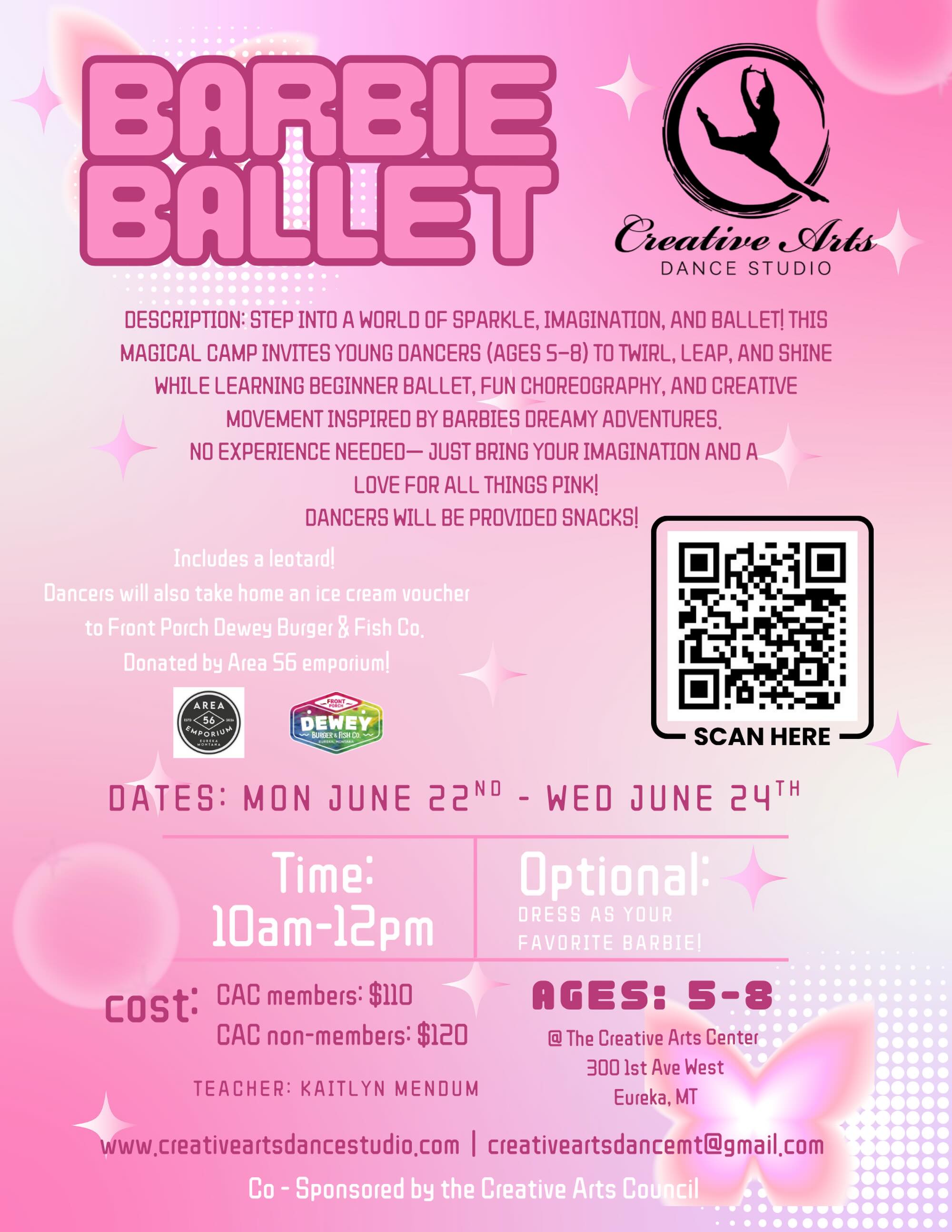 Our first camp of the summer is coming up & we couldn’t be more excited!! Be sure to sign up ASAP. Spots are filling up fast! 🌸🩰💗