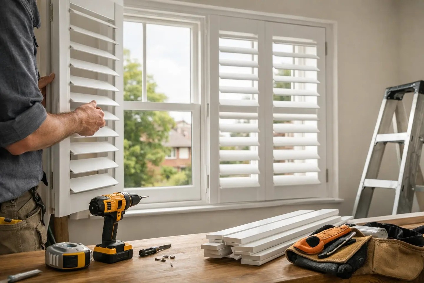 Wondering about the installation cost of plantation shutters in the UK? At ShuttersCo, we break down what actually affects price—made-to-measure sizes, finish choices, and your install requirements—so you’re not left guessing or paying inflated rates. You get premium-looking shutters with a fast, professional turnaround from a local team that measures, manufactures and fits properly. If you want better light control, privacy and insulation without the luxury-brand markup, this is the practical guide you need. #PlantationShutters #WindowShutters #HomeImprovementUK #ShuttersCo #InteriorDesignLondon #MadeToMeasure #PropertyMaintenance #LondonHomeowners