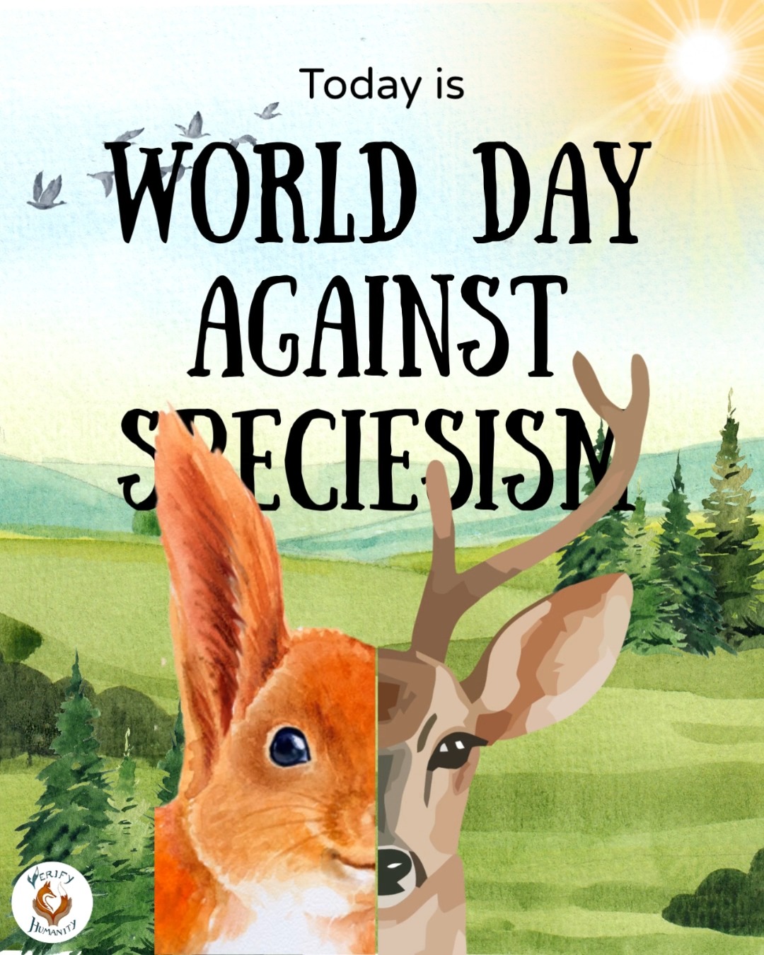 Today, on World Day Against Speciesism, we’re highlighting how human interests are too often placed above the lives of other animals.
From the killing of grey squirrels in the name of conservation to the culling of foxes, crows and other wildlife to support pheasant shooting, speciesism shapes how certain animals are treated as disposable.
Even on our roads, wildlife deaths are often accepted as inevitable - with little protection in place to prevent collisions or safeguard animals like deer.
Every species matters. Compassion and coexistence must extend beyond the animals we choose to value. 🌍🐾
#VerifyHumanity #Speciesism #WildlifeProtection #AnimalRights #Conservation #EndSpeciesism