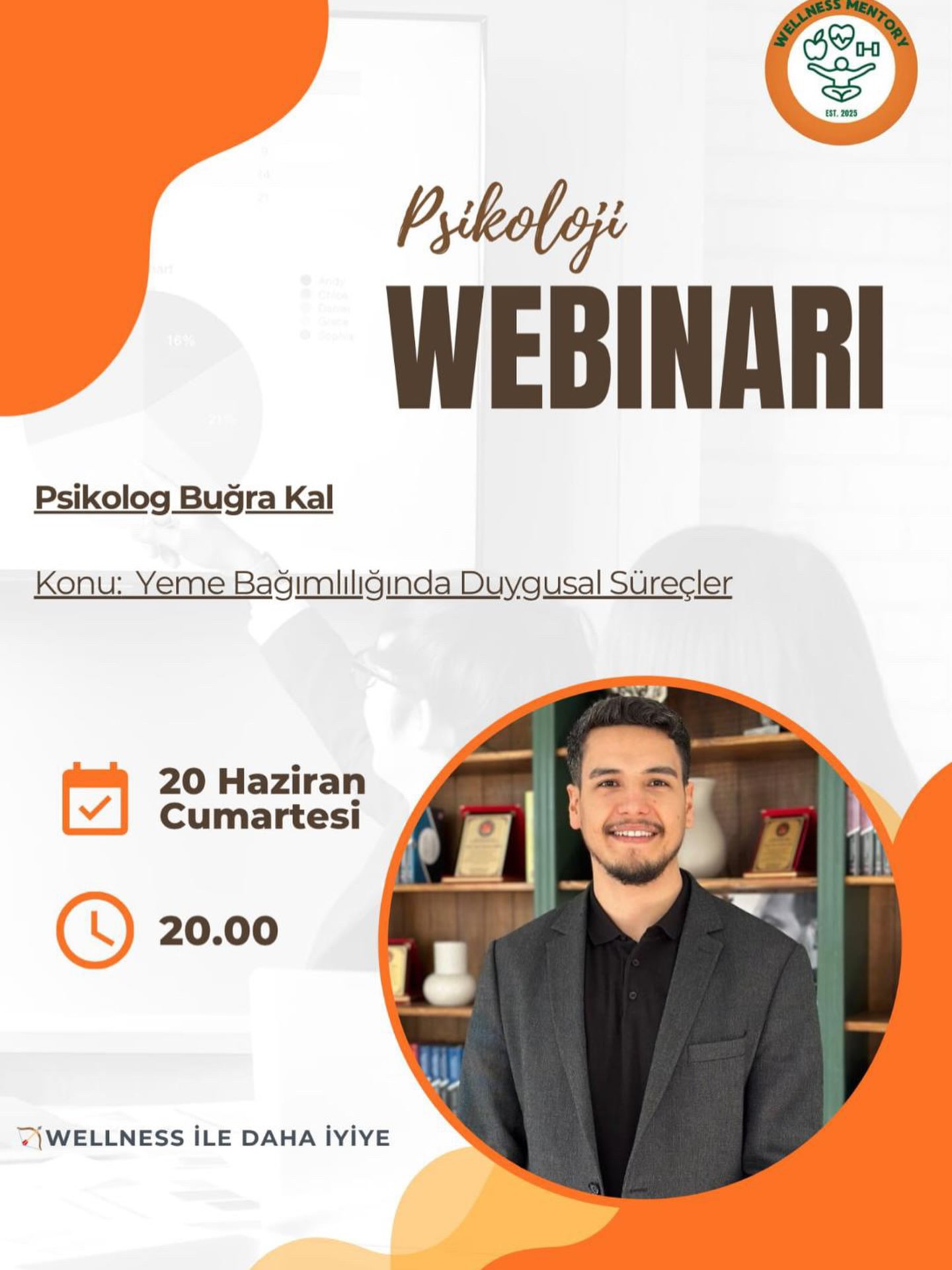 Yeme davranışlarımız yalnızca fiziksel ihtiyaçlarımızın değil, aynı zamanda duygusal süreçlerimizin de bir yansımasıdır. Bu webinarda, yeme bağımlılığının psikolojik temellerini ve duyguların yeme davranışları üzerindeki etkilerini bilimsel bir perspektifle ele alacağız.
🎙️ Konuşmacı: Psikolog Buğra Kal
📌 Konu: Yeme Bağımlılığında Duygusal Süreçler
📅 20 Haziran Cumartesi
⏰ 20.00
#Psikoloji #PsikolojiWebinarı #YemeBağımlılığı #DuygusalYeme #RuhSağlığı