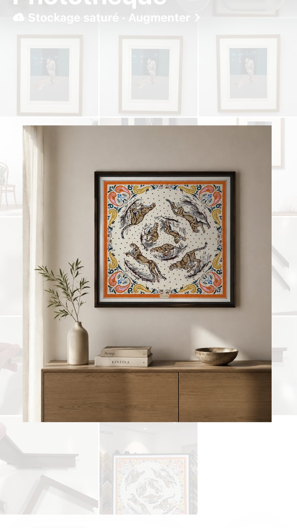 Un foulard Hermès qui quitte le dressing pour rejoindre le mur 🖼️
On aime particulièrement ce type de projet, où un objet du quotidien révèle toute sa dimension graphique une fois encadré : les couleurs respirent, le dessin prend sa place, et la matière est respectée.
Encadrer, c’est aussi offrir une seconde vie.
Vous souhaitez vous aussi mettre en valeur vos objets avec un encadrement sur mesure ? Confiez-nous votre projet !
📍 9, avenue Désambrois 06000, Nice
💻 www.espacesoardi.com
📞 04 93 62 32 03
📧 info@espacesoardi.com
#encadrement #hermes #artlover #decorationinterieur #metiersdart