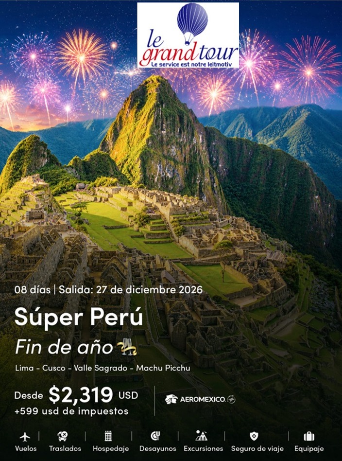 De las olas del Pacífico a la cima de Machu Picchu. 🏄♂️🏔️ Tu próximo viaje inolvidable está en Perú.
#ViajaAPeru #DestinoPeru #AventuraSostenible