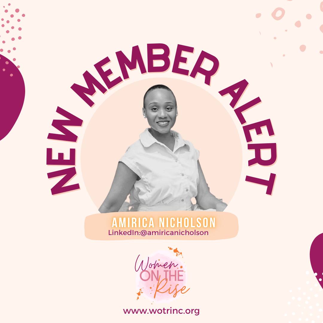 Introducing our newest member Amirica Nicholson! π
Amirica, a heartfelt welcome to Women on the Rise International, Inc.! πΈ Your support shines bright! β¨
Curious about joining the Women on the Rise tribe? Discover more at www.wotrinc.org.π
Follow her on LinkedIn
@AmiricaNicholson
#WOTR #EmpowermentSquad
#wotrinc #womenontheriseorlando #womenontheriseinc
#womensempowerment #wecomplimentwedontcompete #jointhetribe #womensupportingwomen #AmiricaNicholson